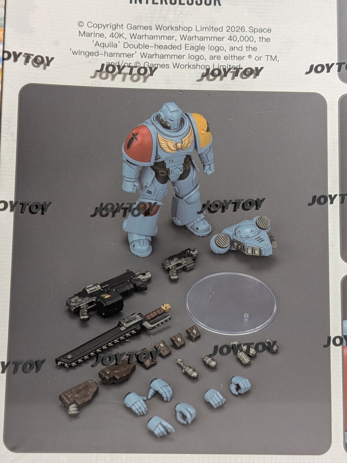 JoyToy Warhammer 40k - Space Marines Space Wolves Intercessor (12.3cm)