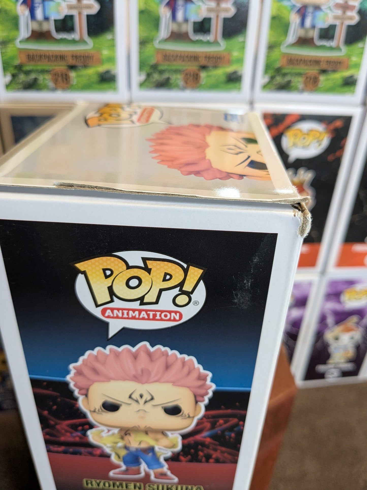 Funko pop 1483 : Ryomen Sukuna Tearing Shirt (Destroyed Box/Opened)