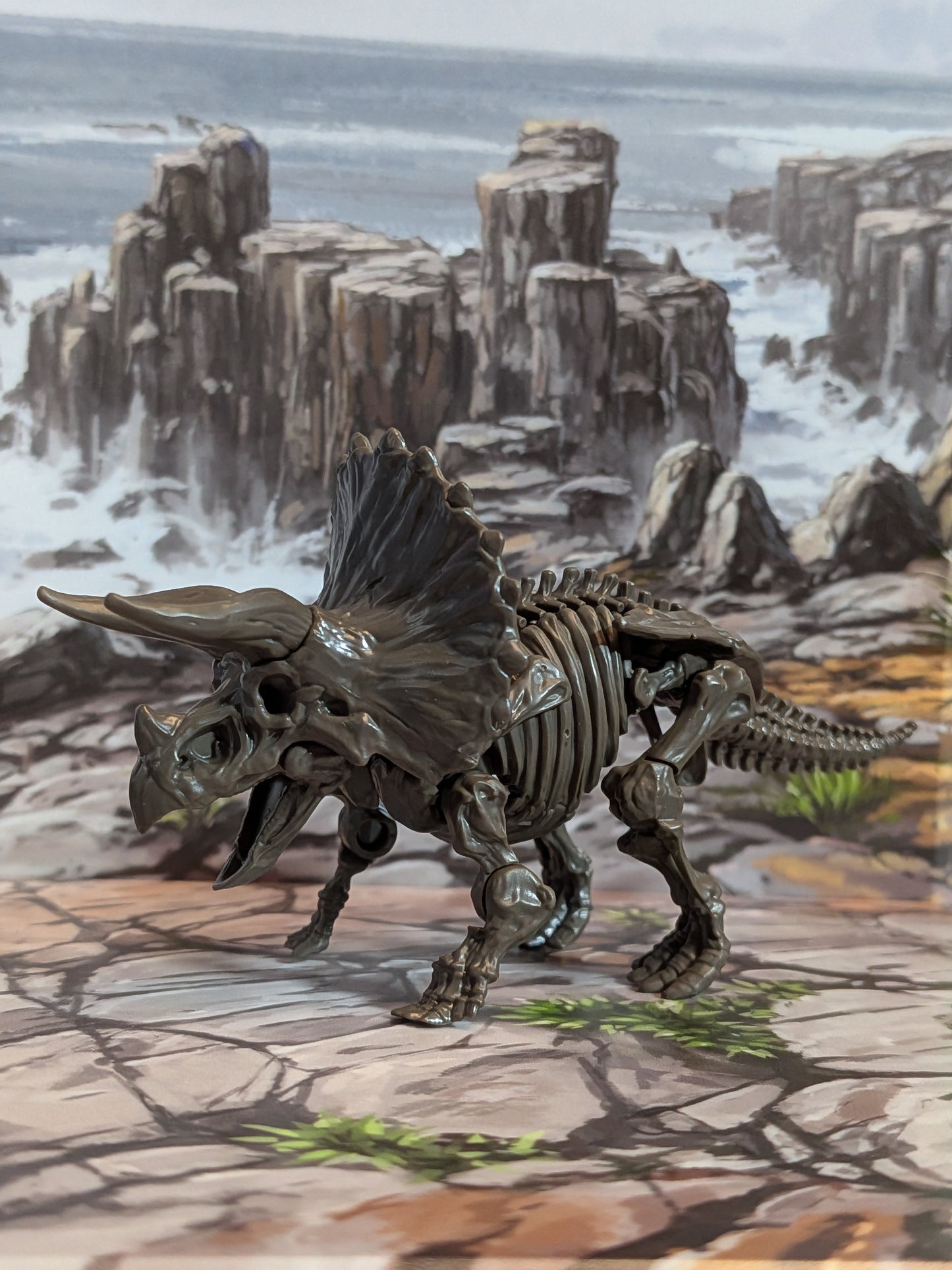 Blokees - Jurassic World Terraventure Ts02 - Triceratops (Fossil Version) (~12cm)
