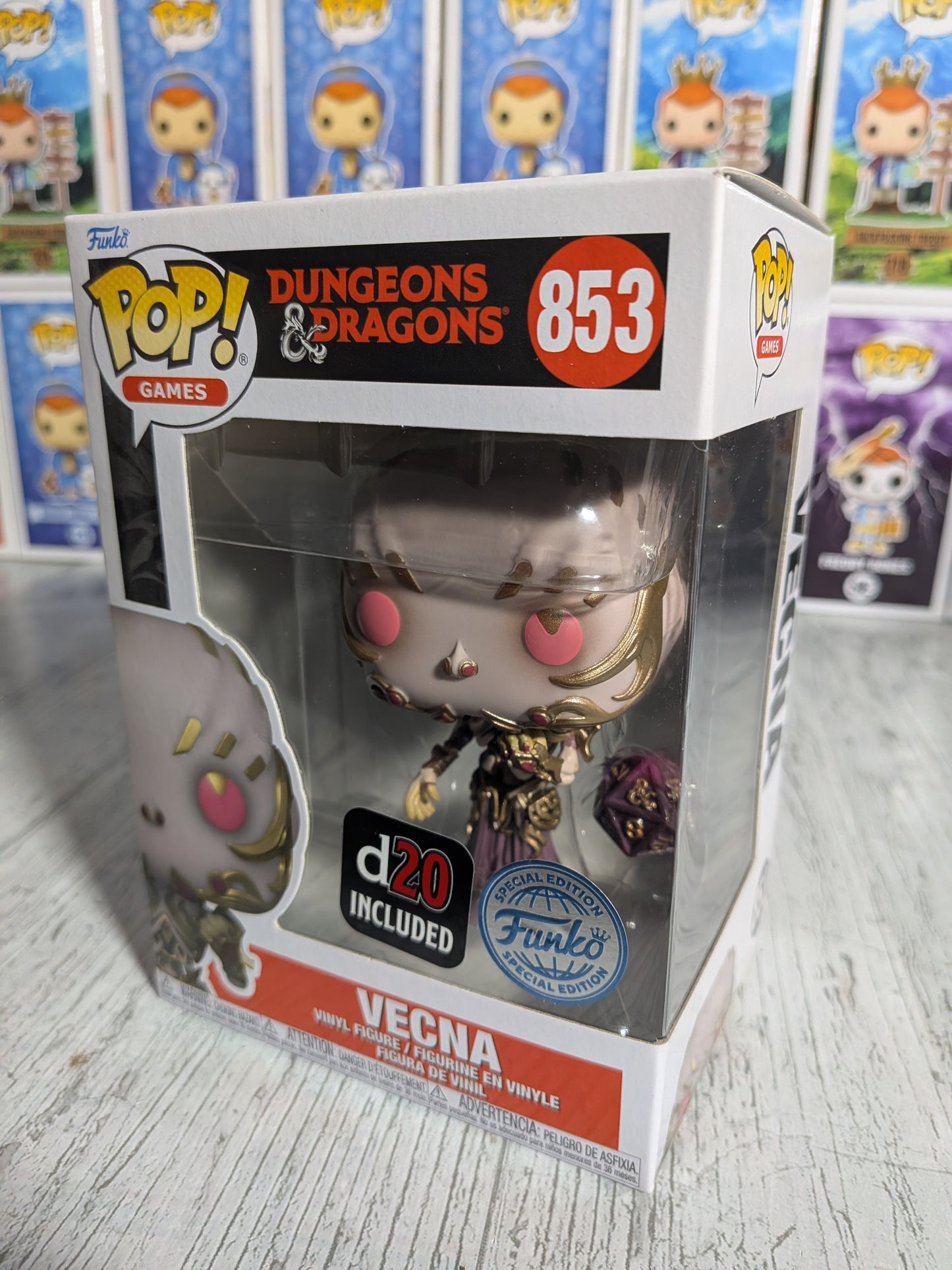 Funko Pop Games Dungeons &amp; Dragons #853 - Vecna ​​(D20)