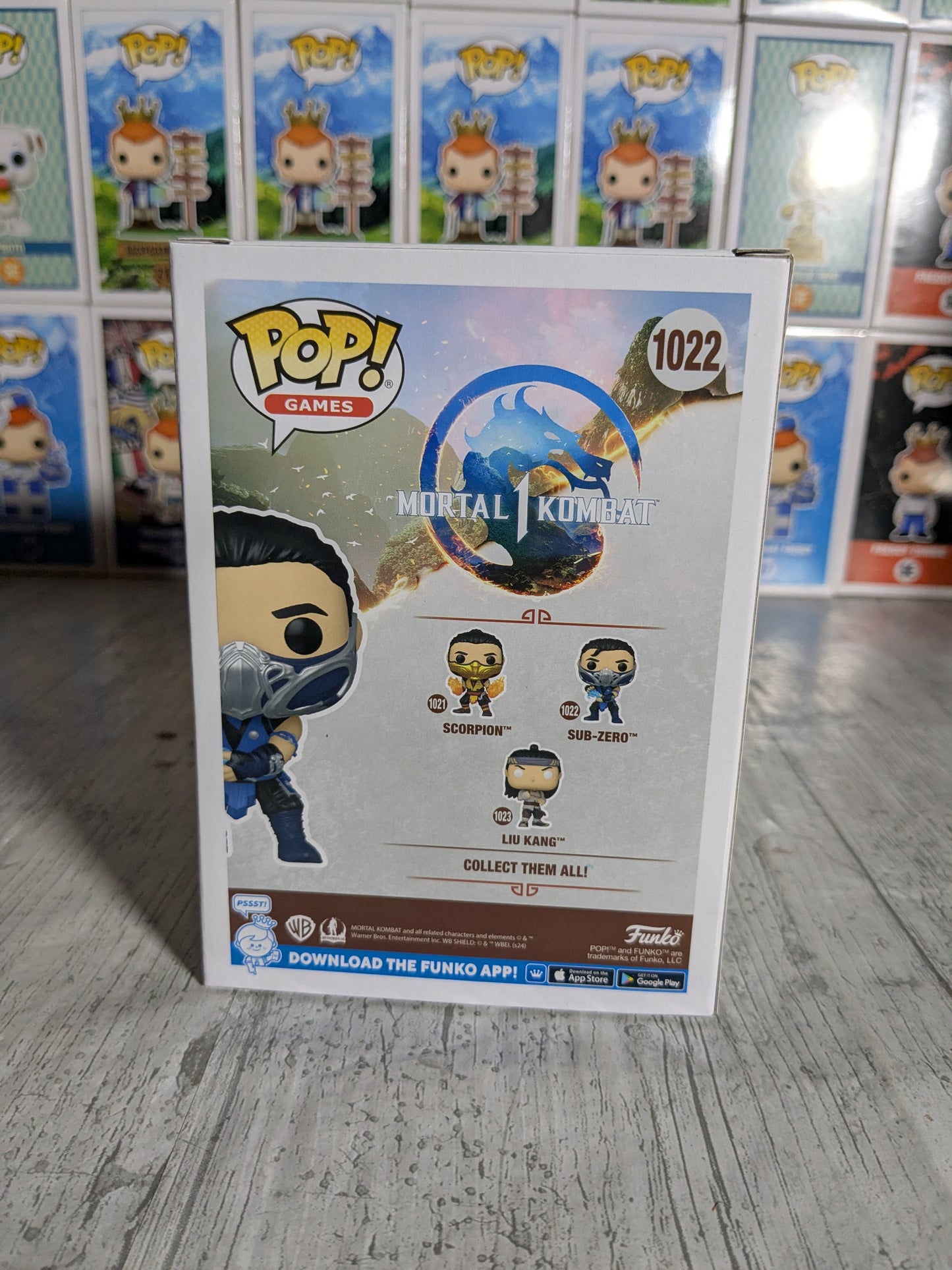 Funko pop 1022 : Sub-Zero (Damaged Box)