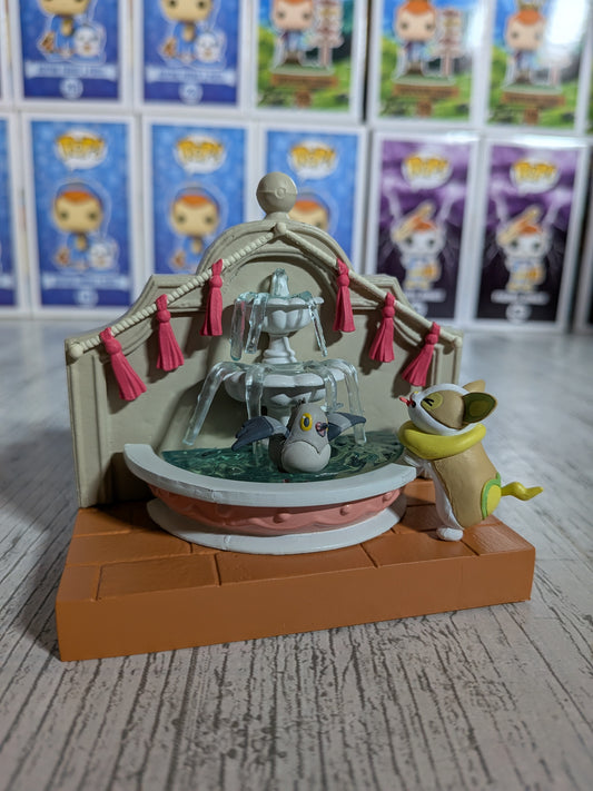 Re-Ment Pokémon Town 2 Festival Street Corner - Voltoutou & Poichigeon (~10cm)
