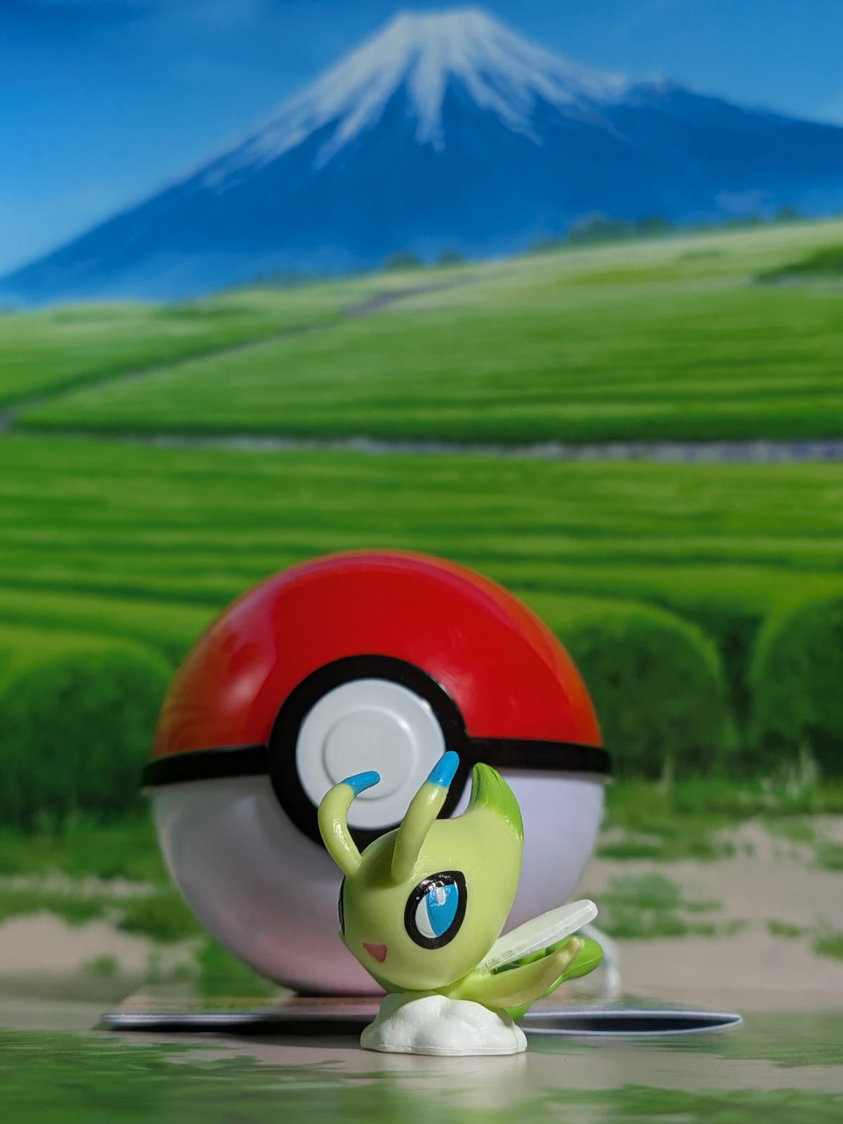 Shokugan: Pokémon Get & Gum - Blazing Sky Illusion - Celebi & Poké Ball (Environ 3 cm)
