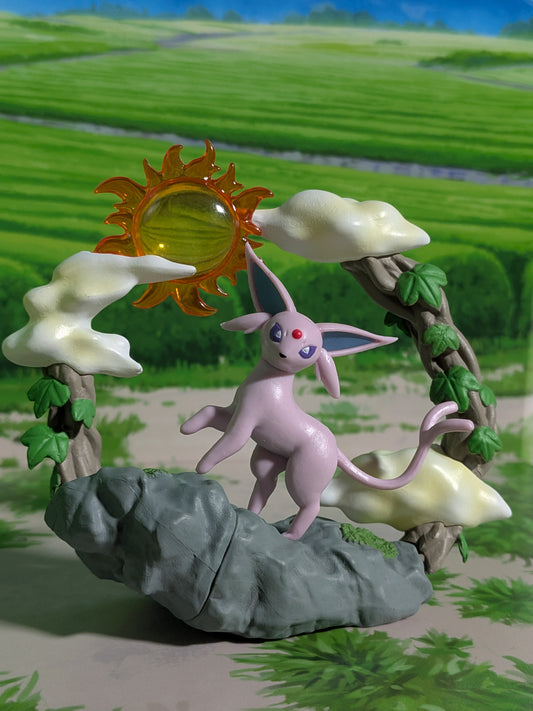 Re-Ment Pokémon - Mentali / Espeon - Circular Diorama