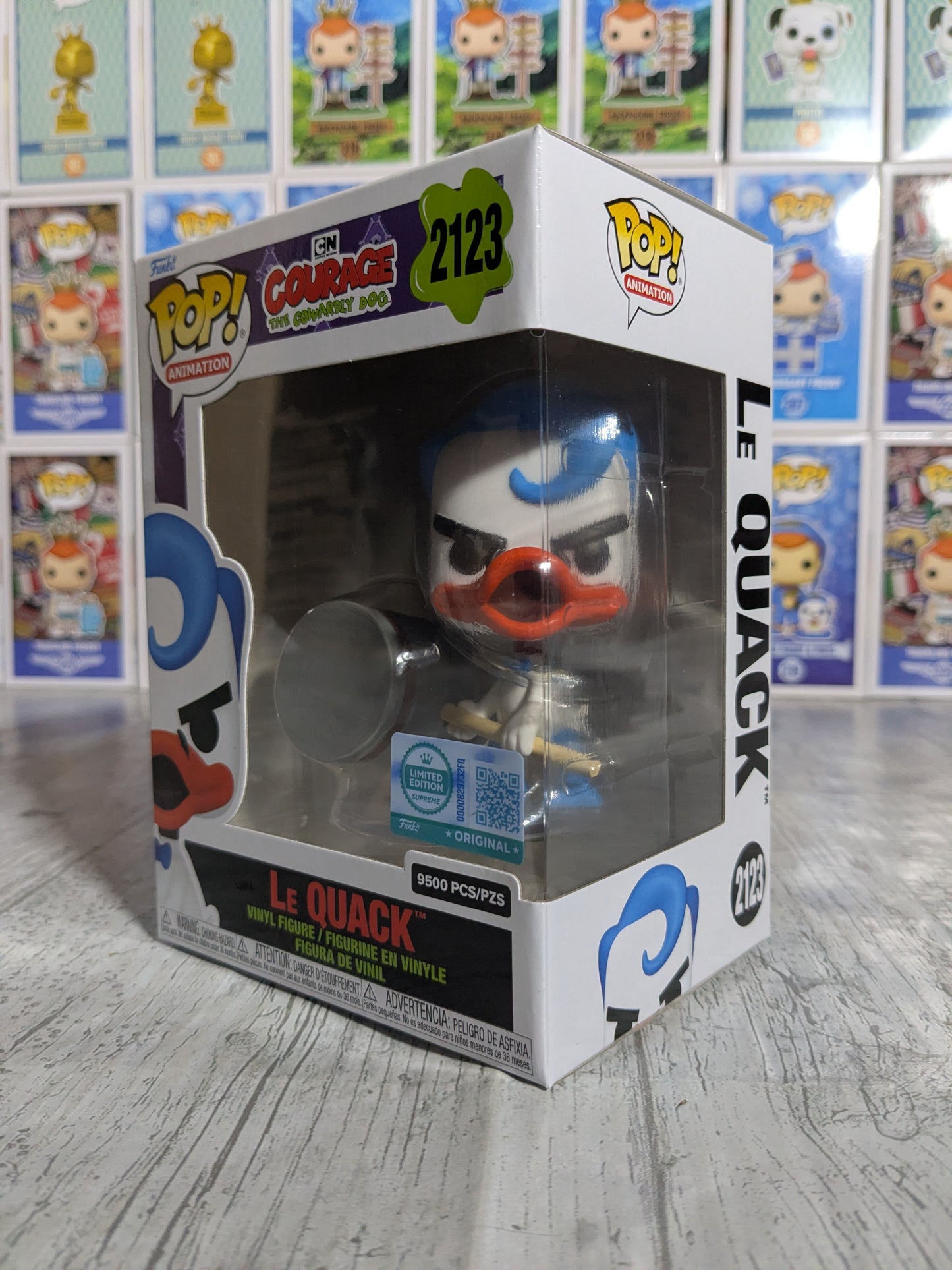 Funko pop Courage The Cowardly Dog #2123 - Le Quack (9500PCS)