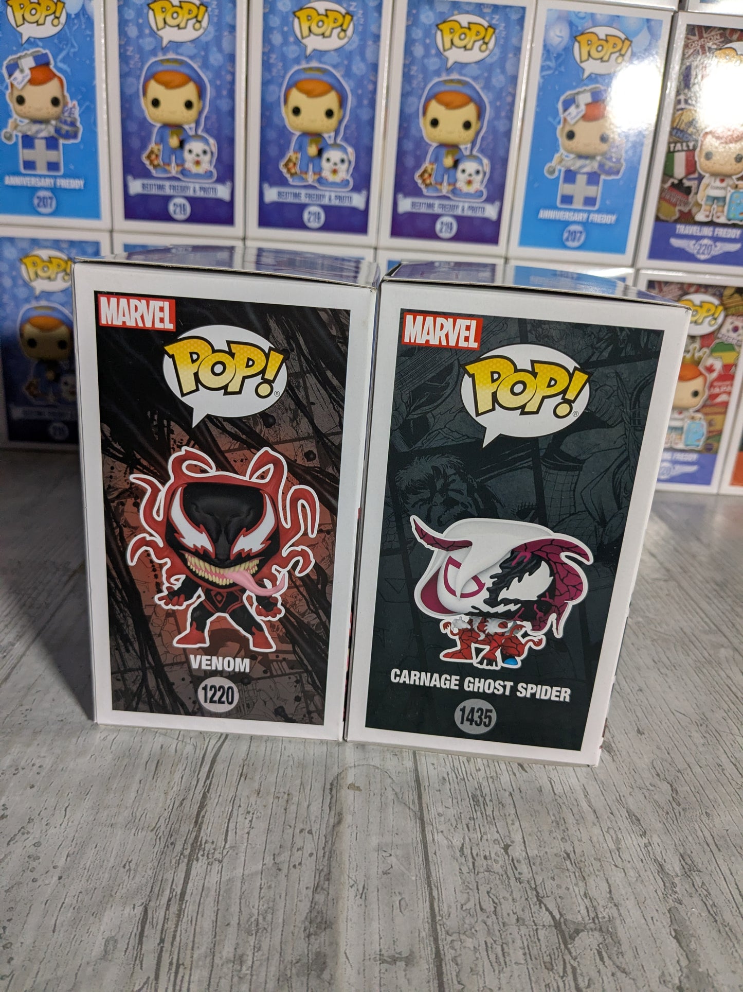 Funko pop Marvel Comics - Venom & Carnage Ghost Spider (Bundle)