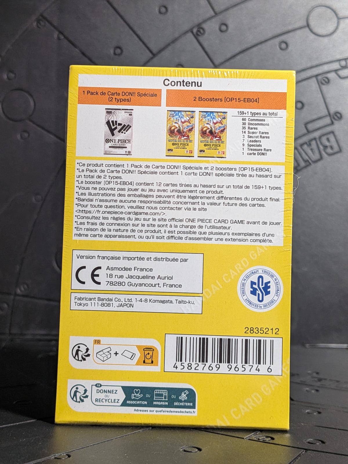 One Piece Card Game - Double Pack Set 10 : Aventure sur l'île de Dieu (OP15-EB04)