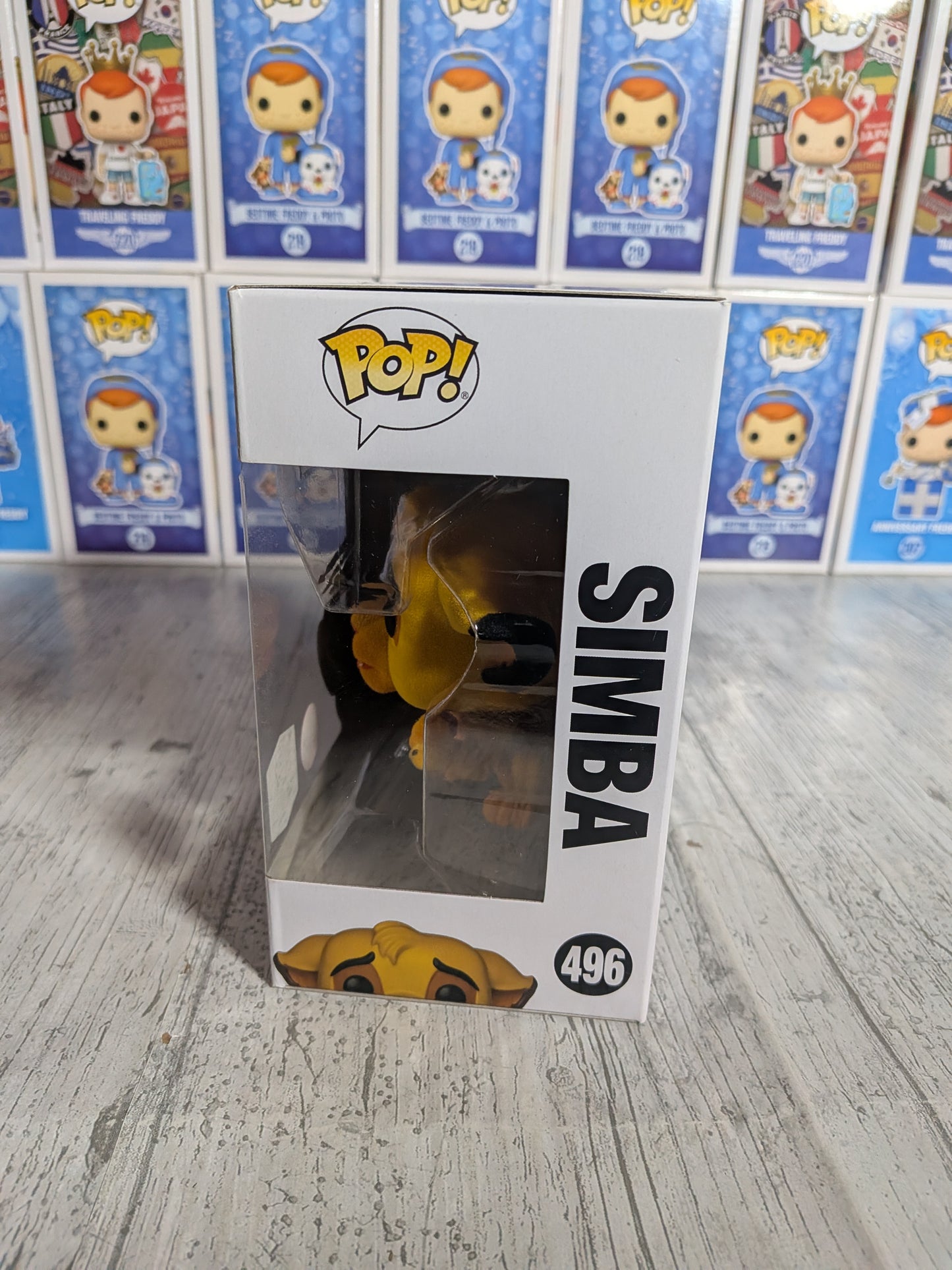 Funko pop Disney The Lion King #496 - Simba (Flocked/HQE)
