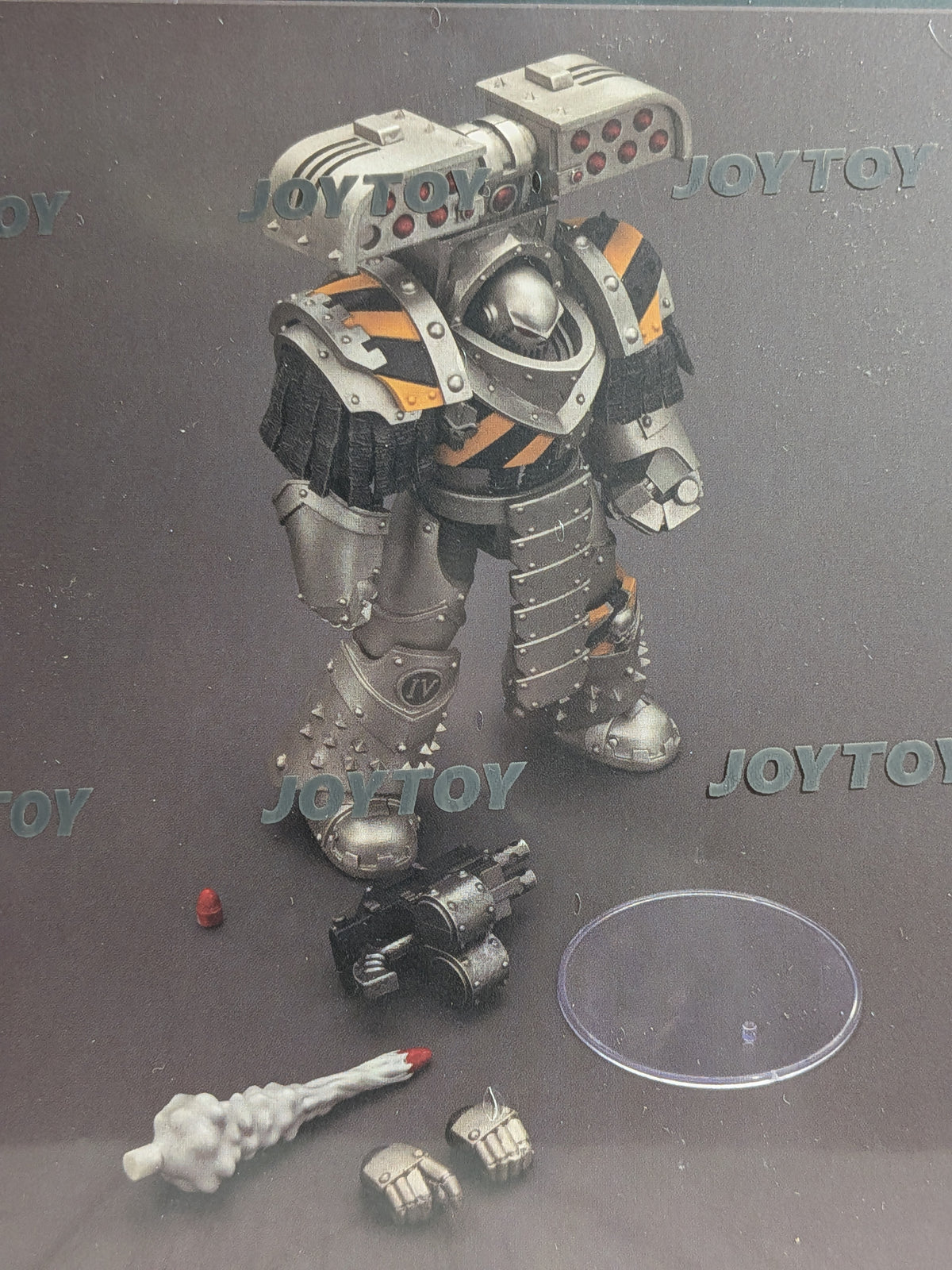 JoyToy Warhammer The Horus Heresy - Iron Warriors Tyrant Siege Terminator with Rocket Launcher (13.7cm)
