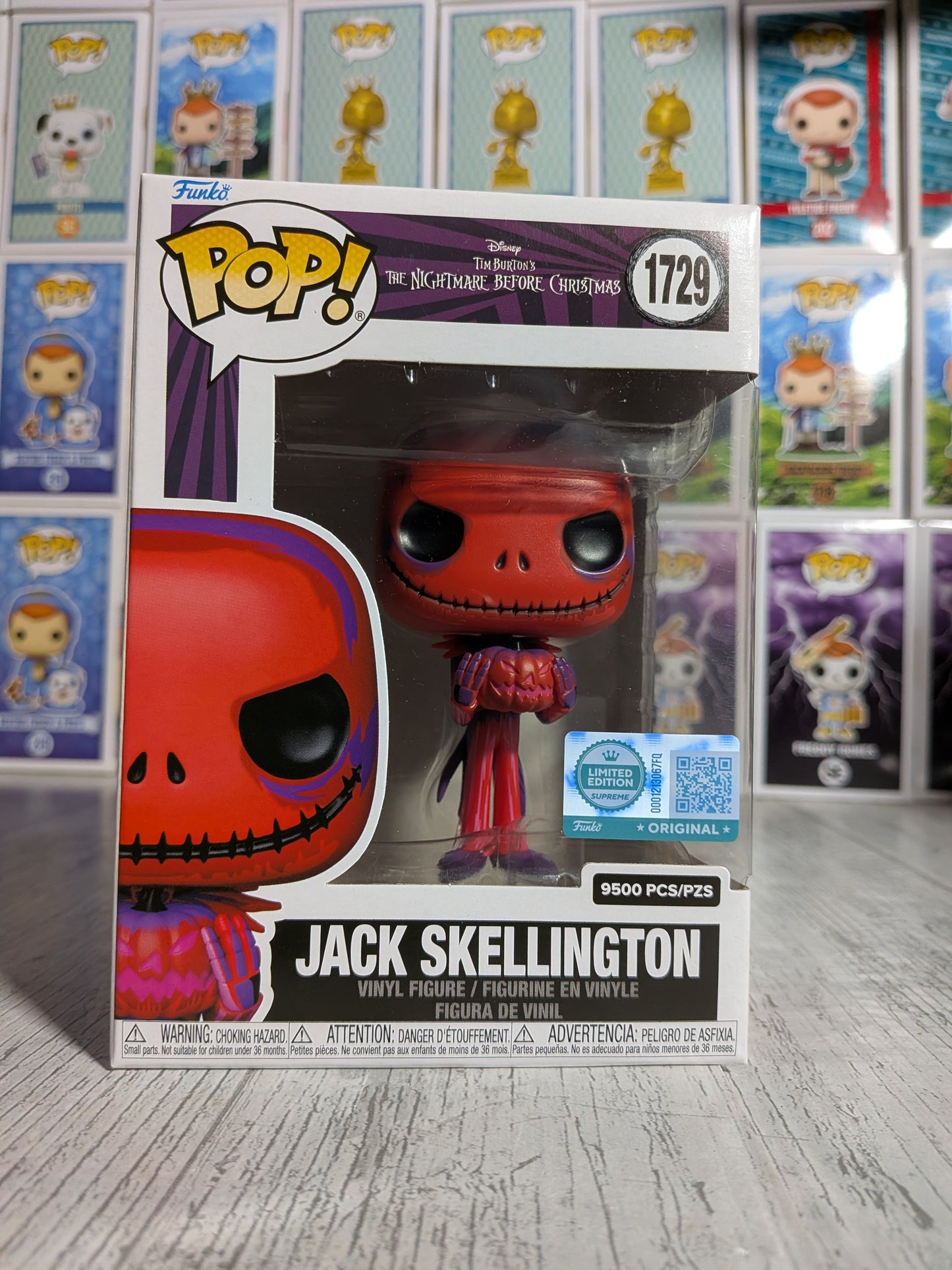Funko Pop Disney The Nightmare Before Christmas #1729 - Jack Skellington (9500 Pezzi)