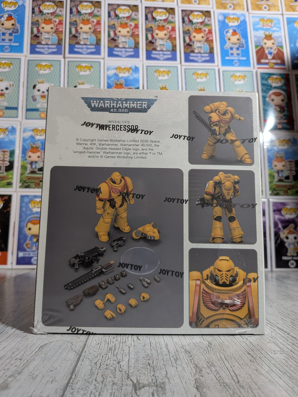 JoyToy Warhammer 40k - Space Marines Imperial Fists Intercessor (12.3cm)