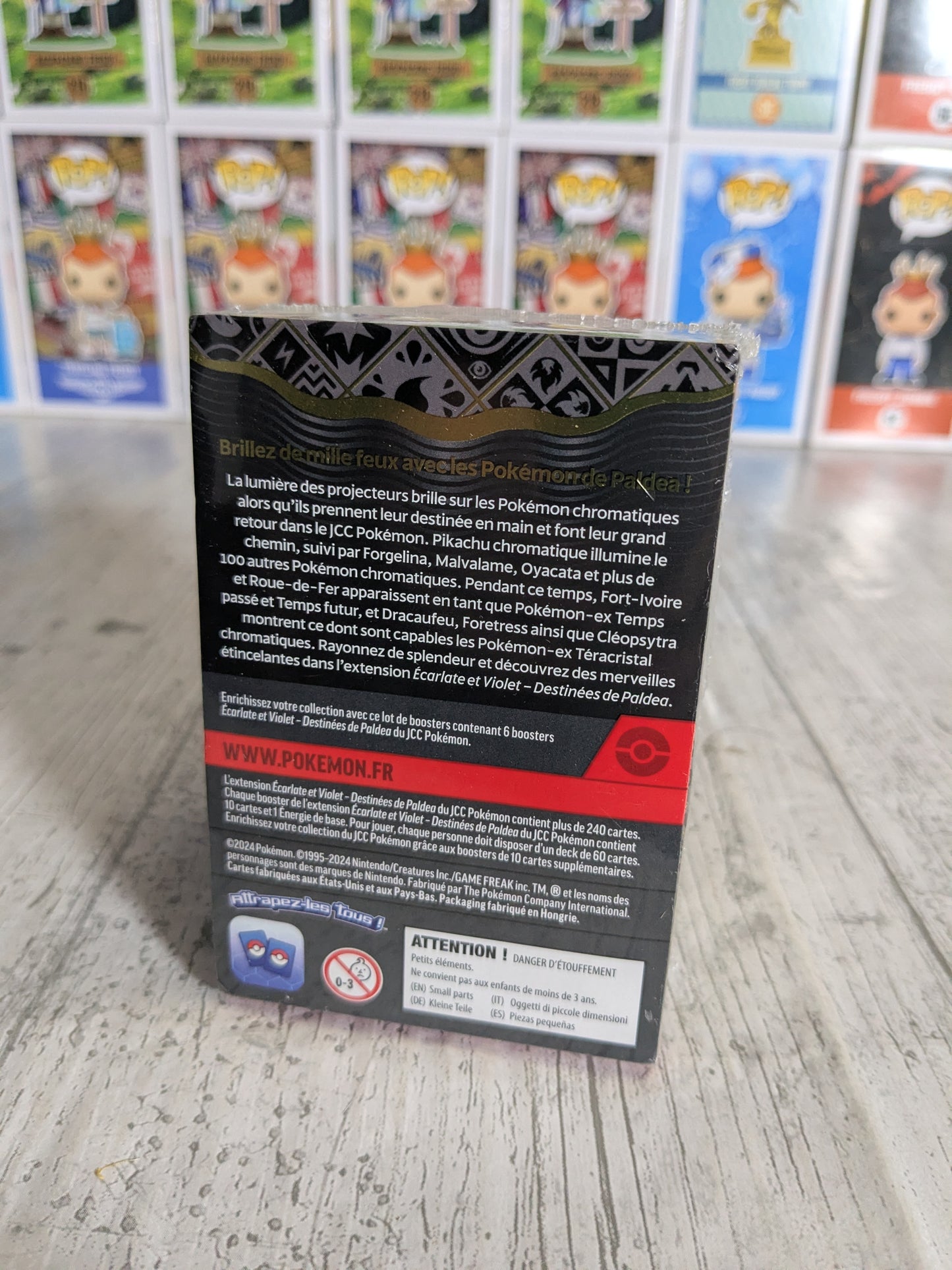 Pokémon JCC – Destinées de Paldea (FR) – Lot de 6 Boosters