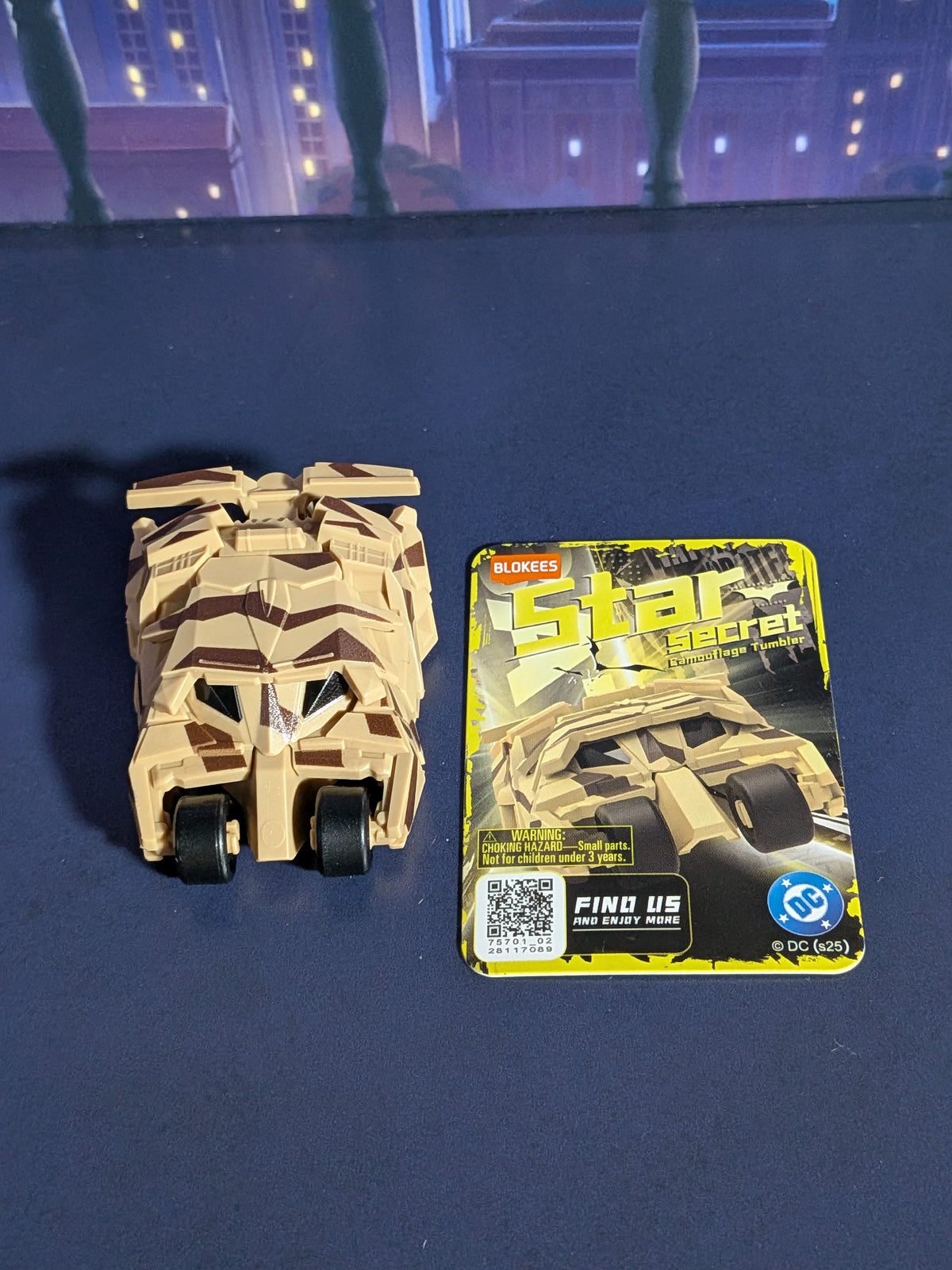 Blokees - DC Hero: Batman Defender Version 01 - Camouflage Tumbler (Star Secret) (~5cm)