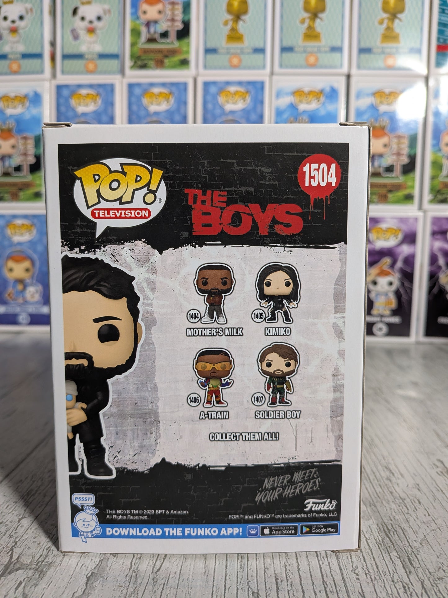 Funko pop The Boys #1504 - Billy Butcher with Laser Baby (NMG)