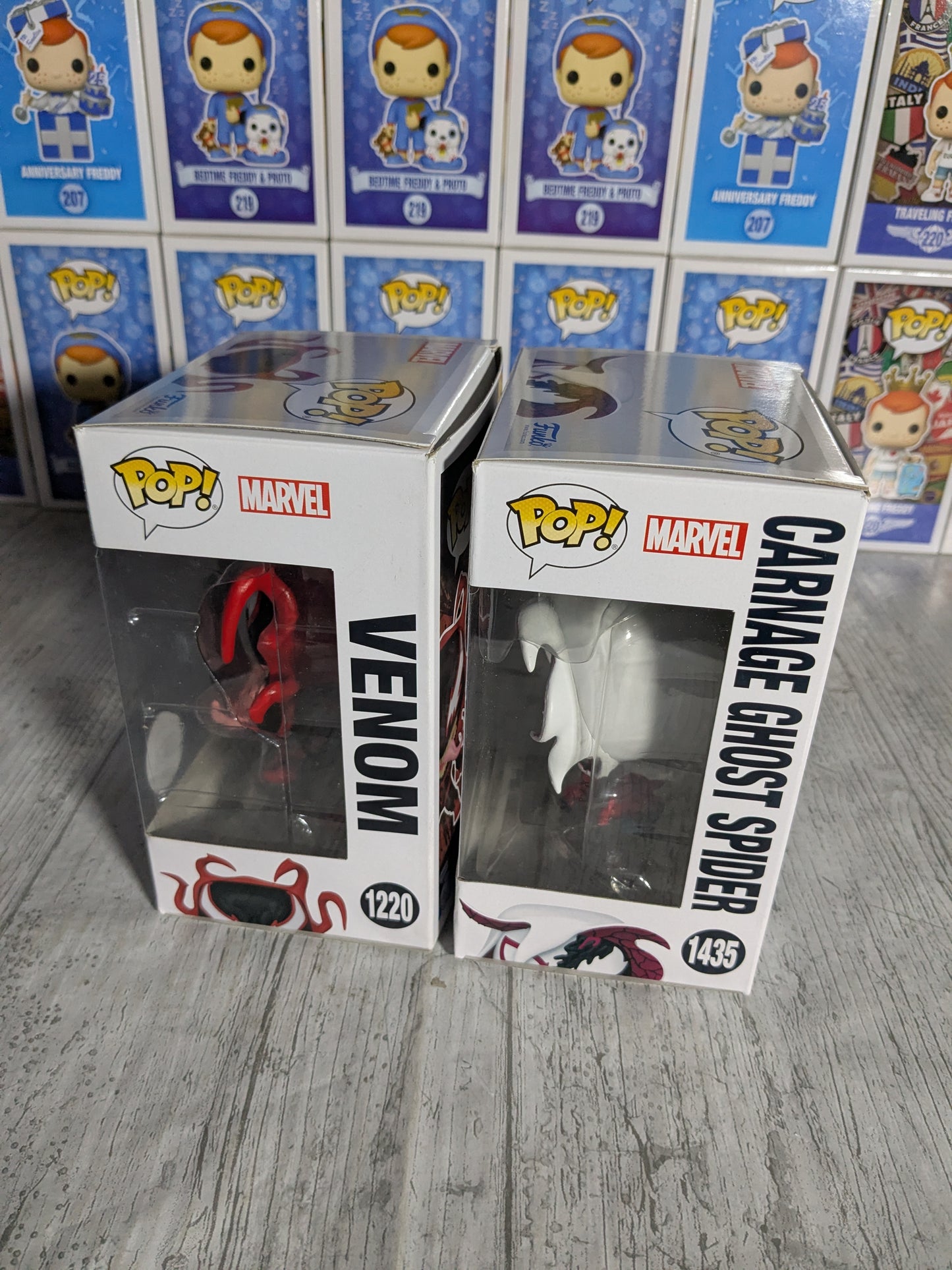 Funko pop Marvel Comics - Venom & Carnage Ghost Spider (Bundle)