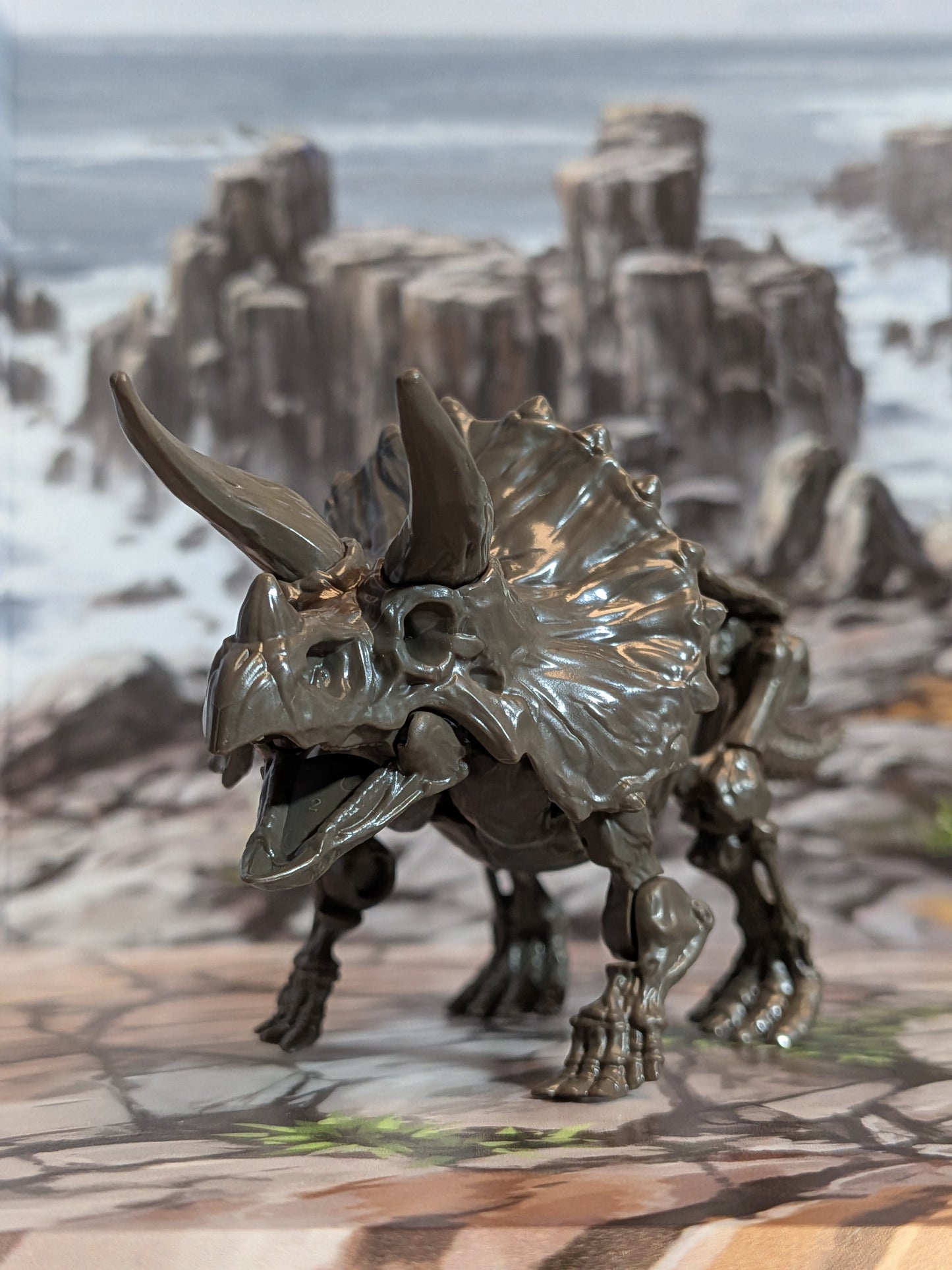 Blokees - Jurassic World Terraventure Ts02 - Triceratops (Fossil Version) (~12cm)