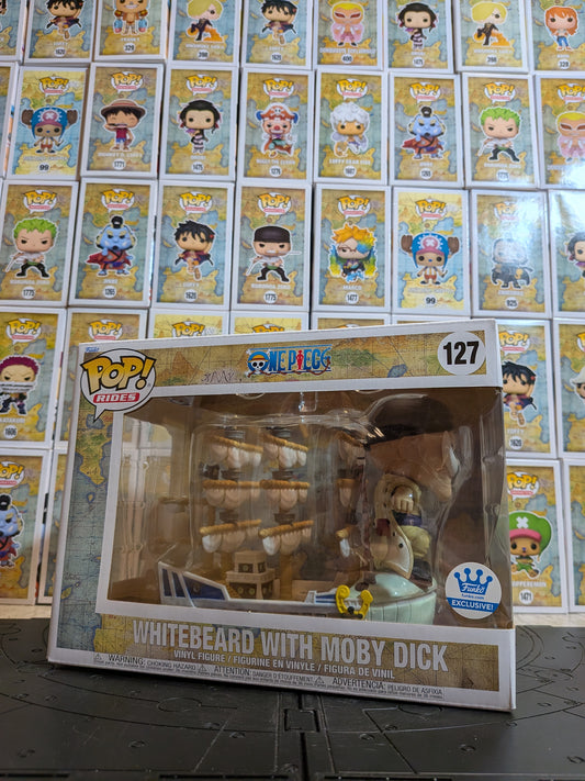 Funko Pop! Rides One Piece #127 - Whitebeard with Moby Dick (Funko Exclusive)