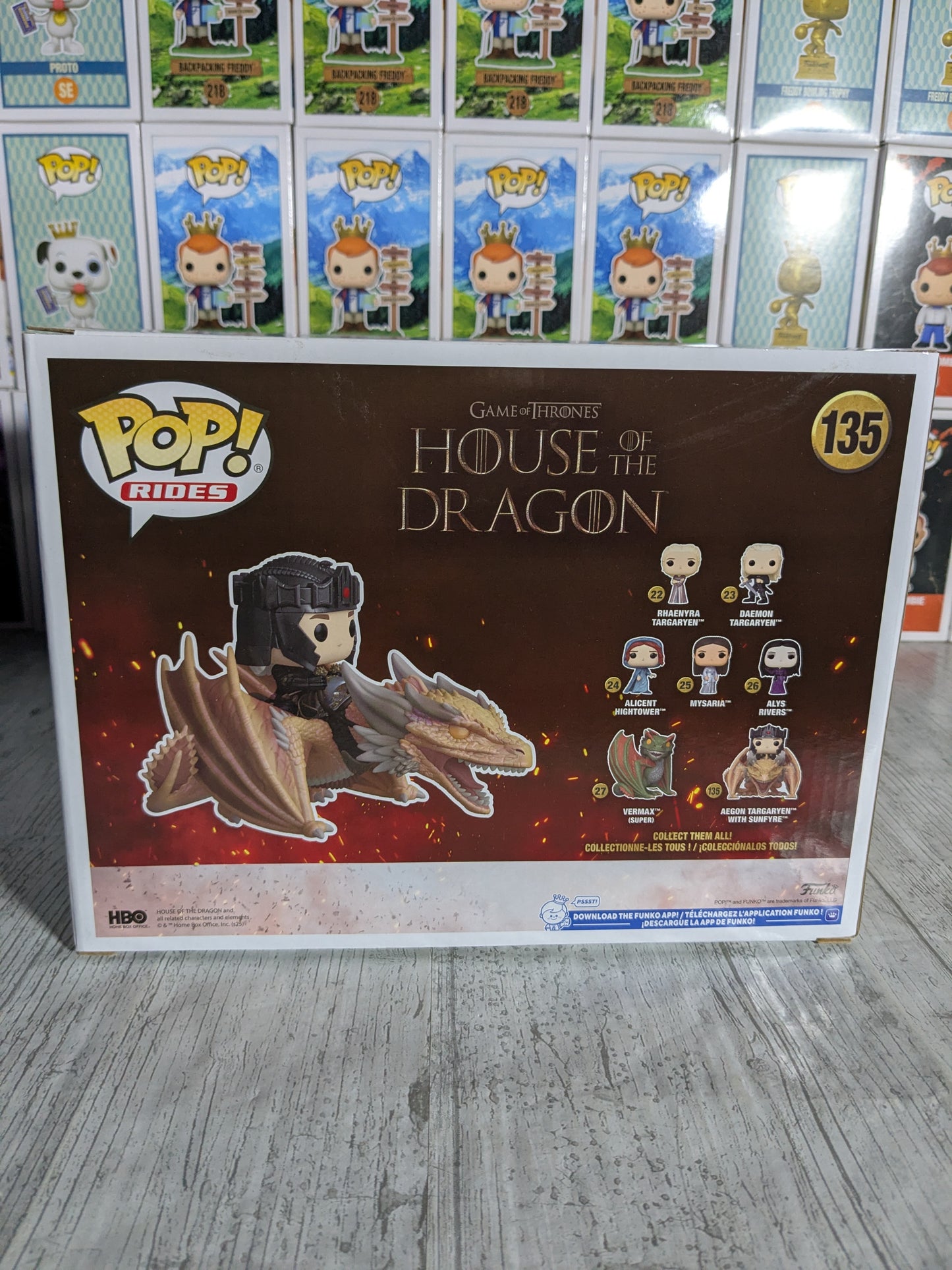 Funko pop House of the Dragon #135 - Aegon Targaryen with Sunfyre