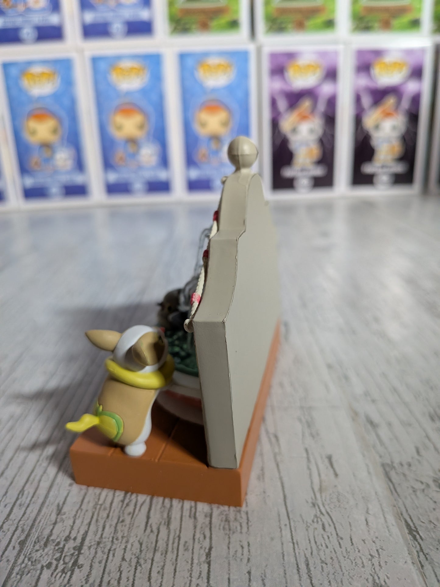 Re-Ment Pokémon Town 2 Festival Street Corner - Voltoutou & Poichigeon (~10cm)