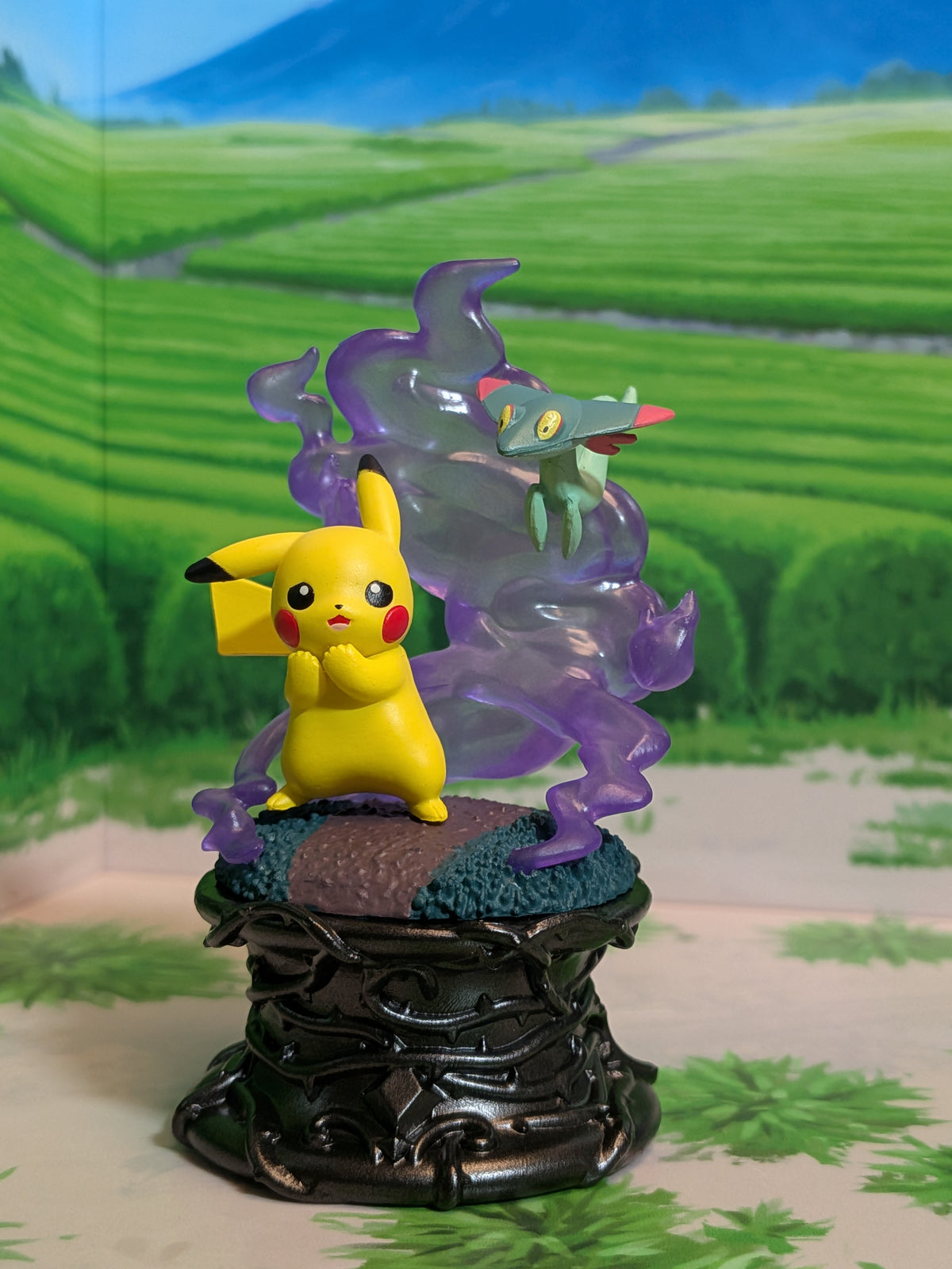 Re-Ment Pokémon Little Night Collection - Pikachu & Fantyrm (~10cm)