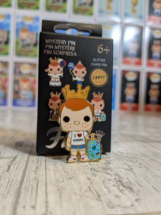 Funko Europe 5th Anniversary Mystery Pin : I Love Europe Freddy
