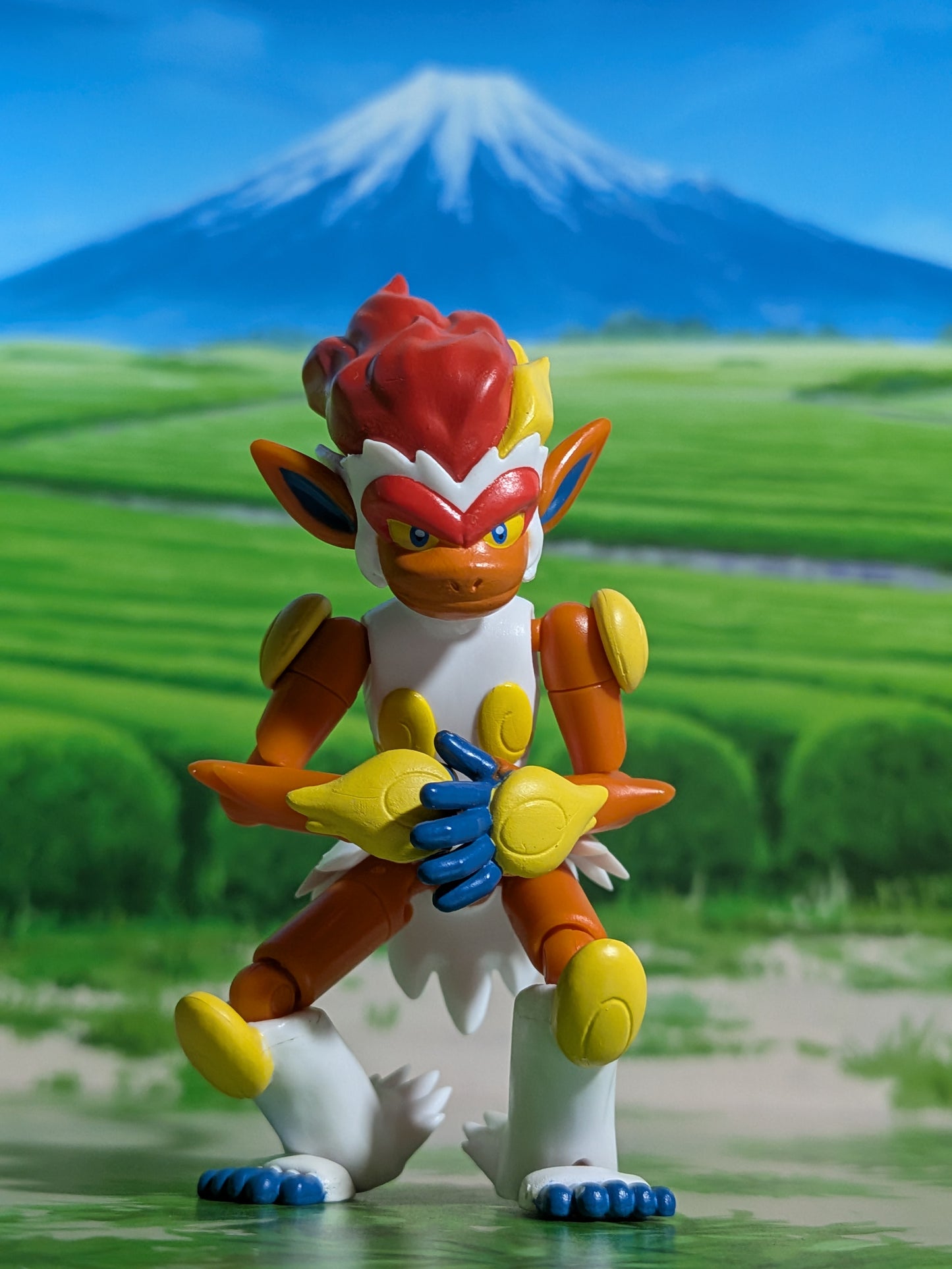SHODO Pokémon 6 - Simiabraz | Infernape (Figurine + Accessoire)