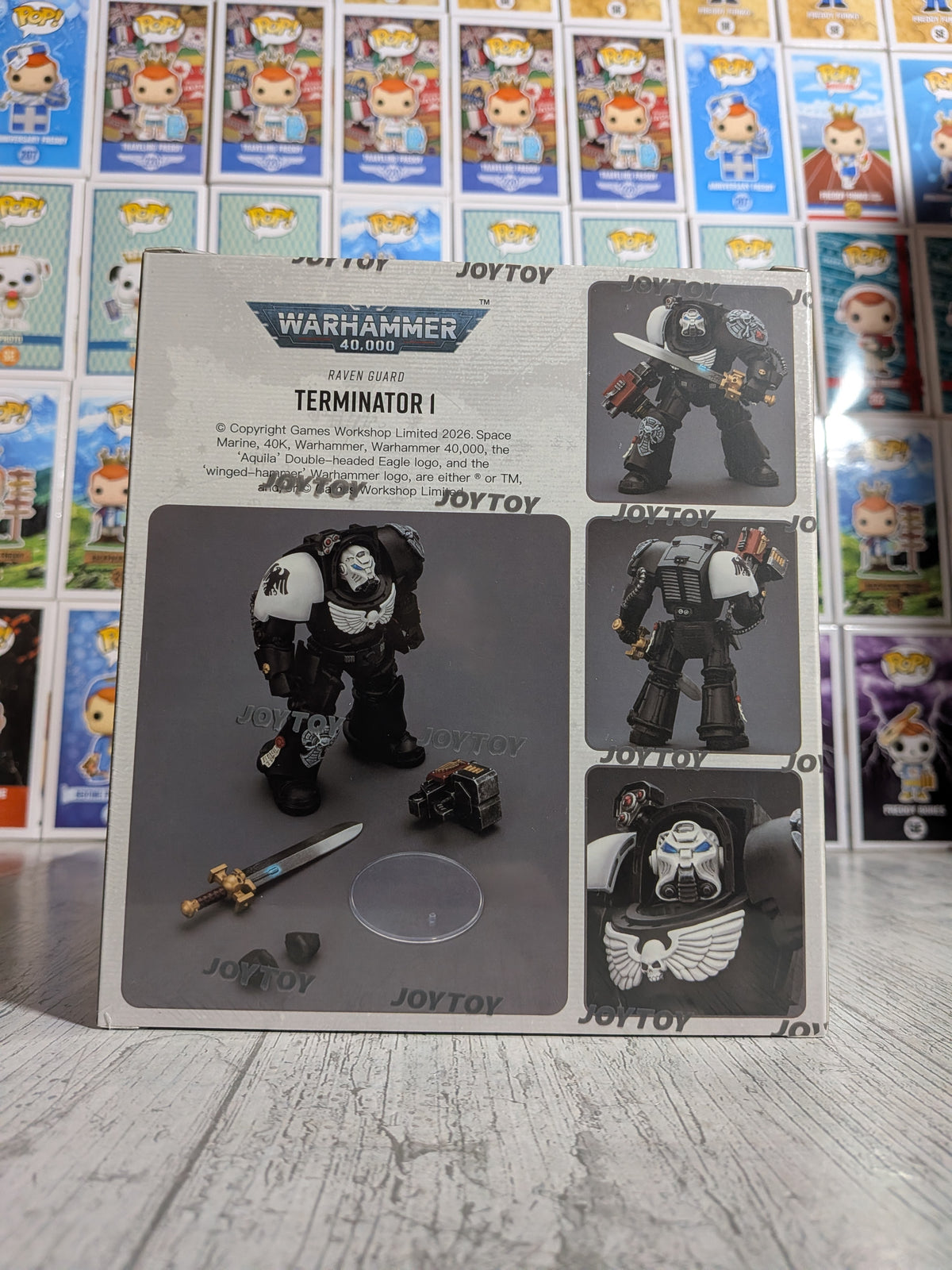 JoyToy Warhammer 40k - Space Marines Raven Guard Terminator 1 (14.3cm)