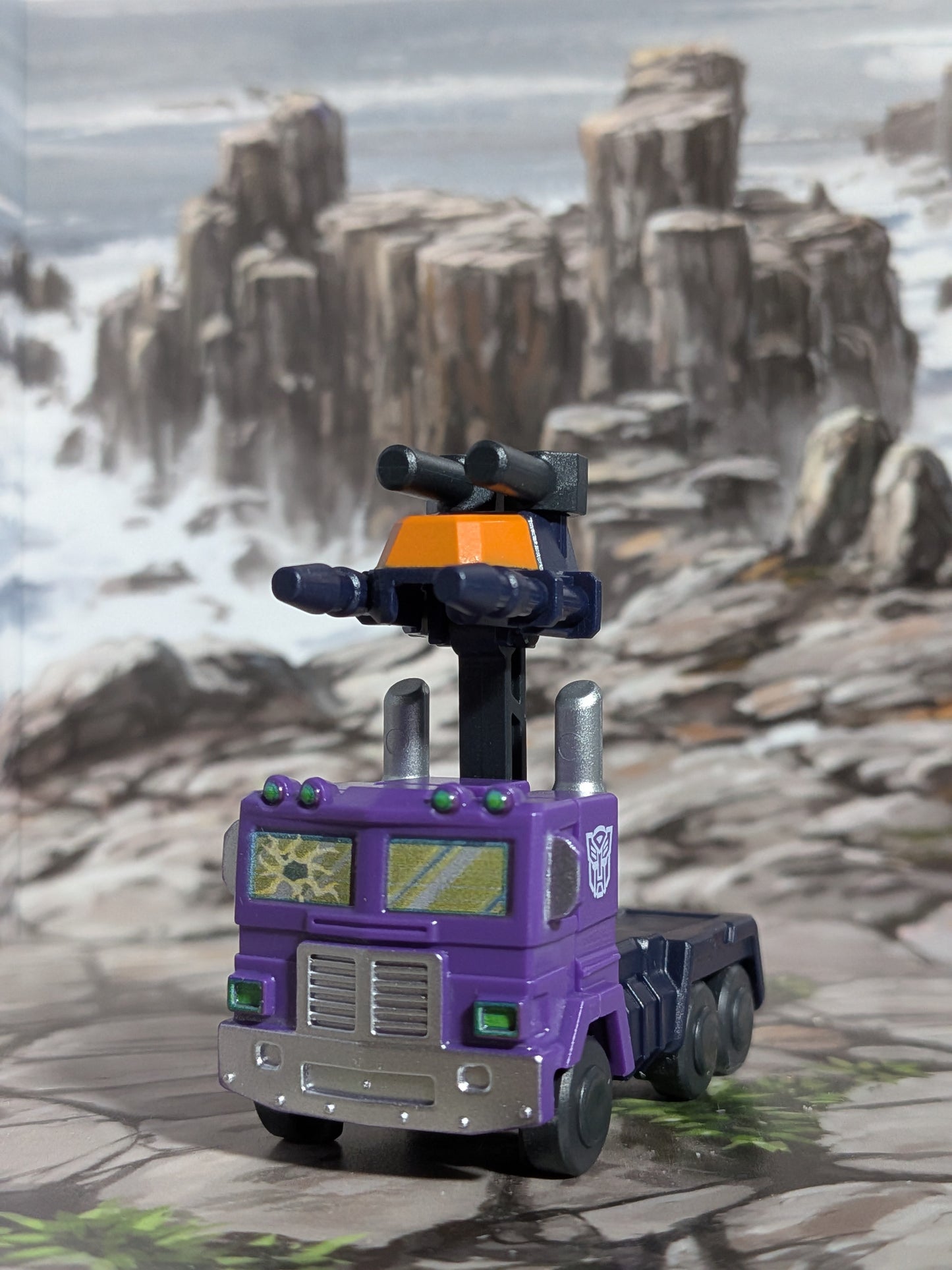 Blokees - Transformers - Shattered Glass Optimus Prime (Heavy Metal War) — Véhicule & Jeton Collector