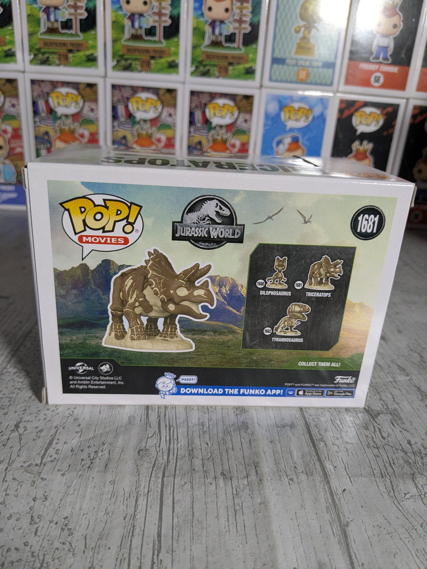 Funko pop 1681 : Triceratops (Fossil)