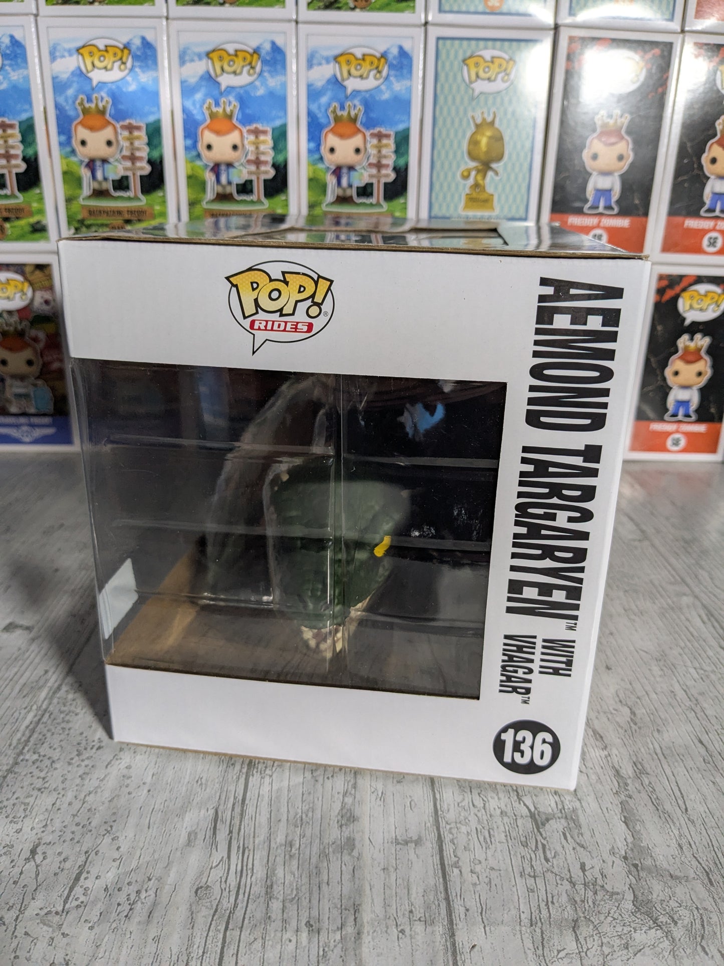 Funko pop House of the Dragon #136 - Aemond Targaryen with Vhagar