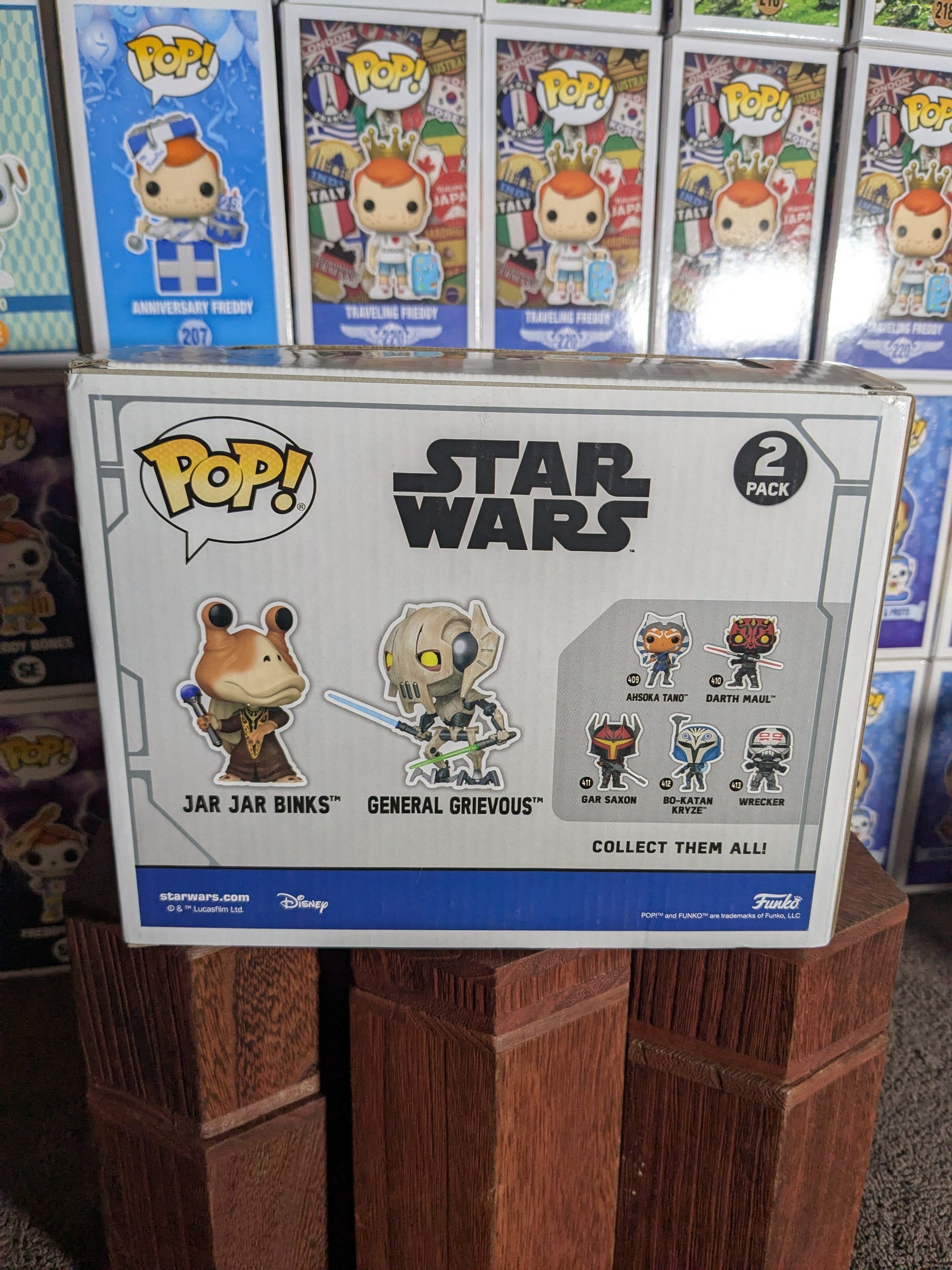 Funko pop : Jar Jar Binks vs General Grievous (GameStop/Damaged Box) - CapyToys
