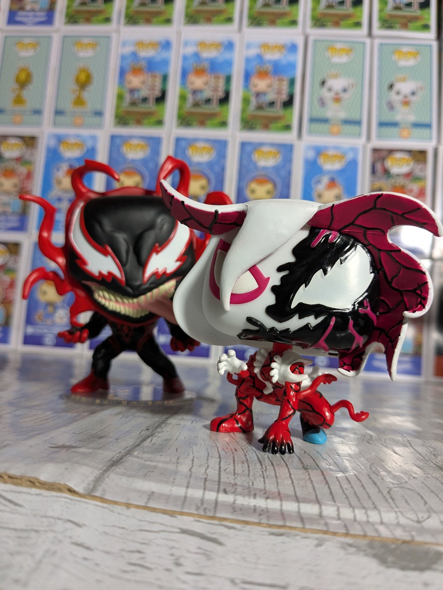Funko pop Marvel Comics - Venom & Carnage Ghost Spider (Bundle)