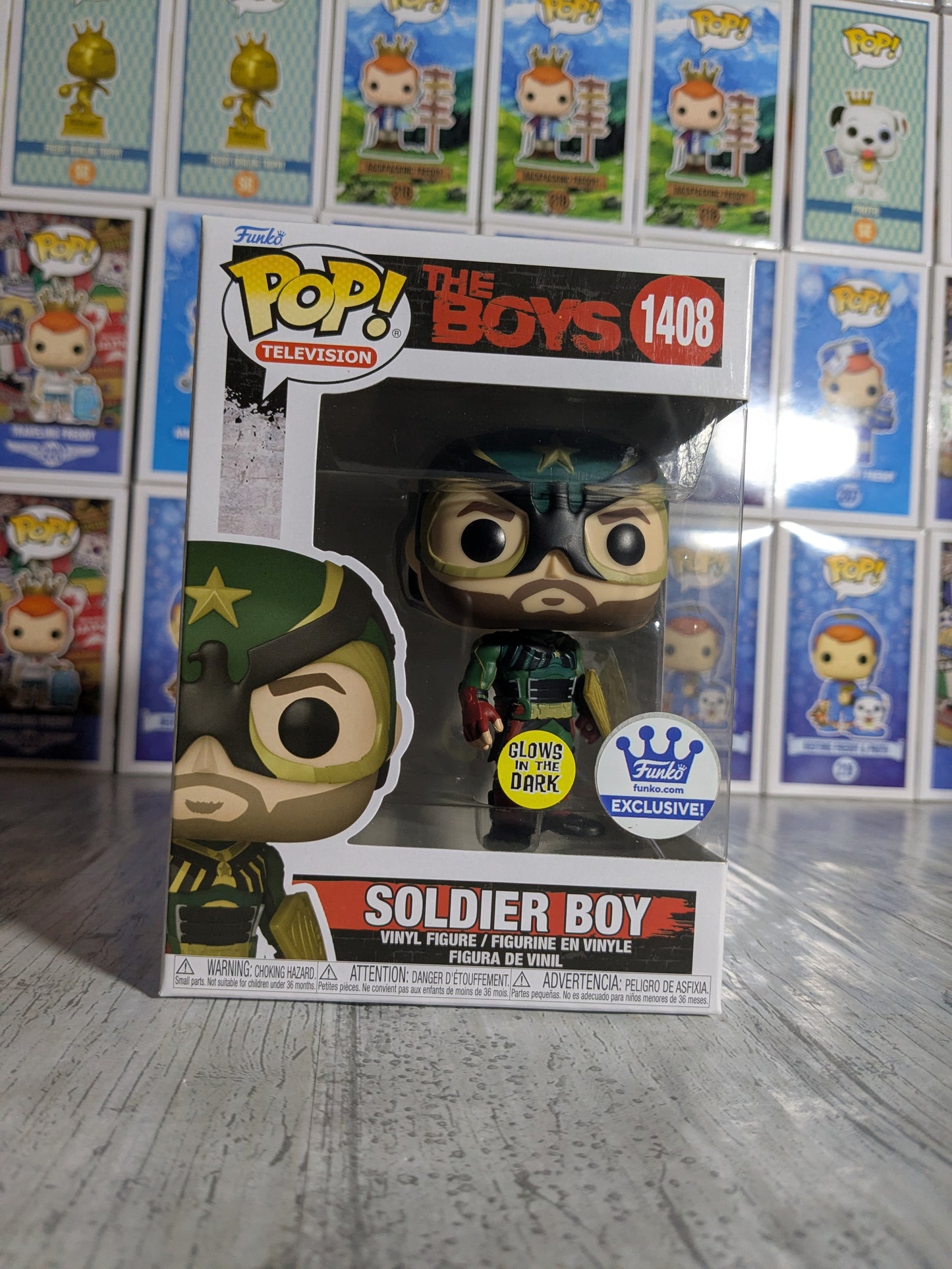Funko pop The Boys #1408 - Soldier Boy (Glow)