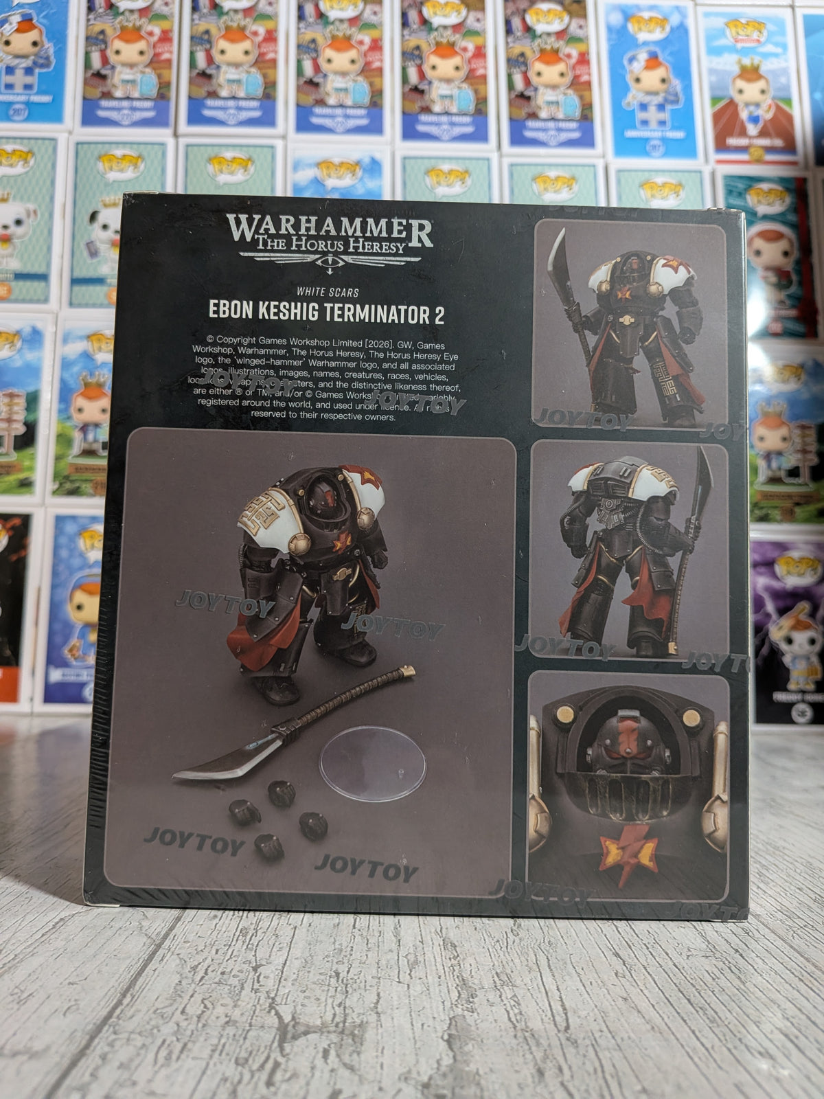 JoyToy Warhammer The Horus Heresy - White Scars Ebon Keshig Terminator 2 (13.7cm)