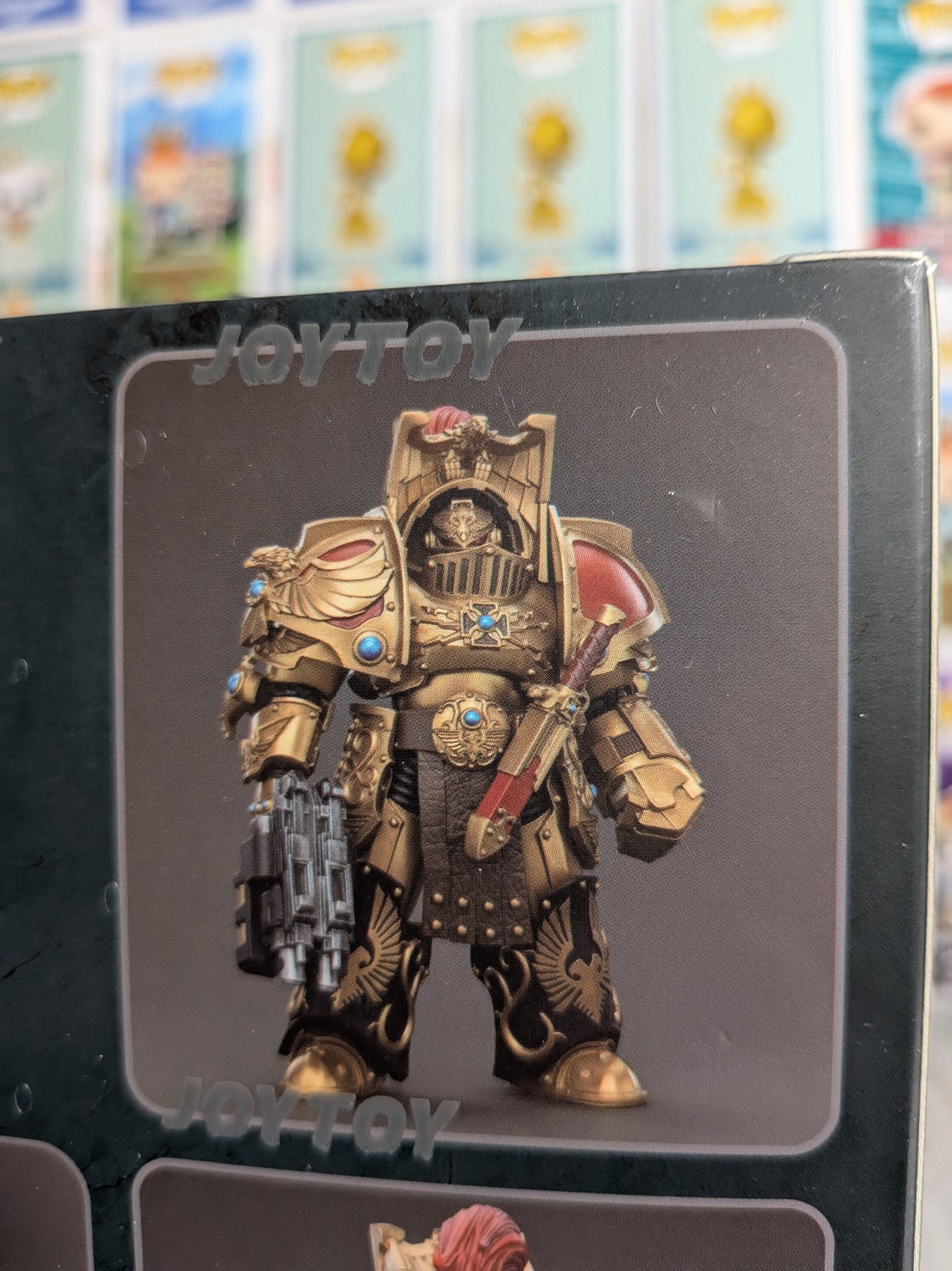 JoyToy Warhammer The Horus Heresy - Legio Custodes Aquilon Terminator Squad Aquilon mit Lastrum-Sturmbolter (13,7 cm)