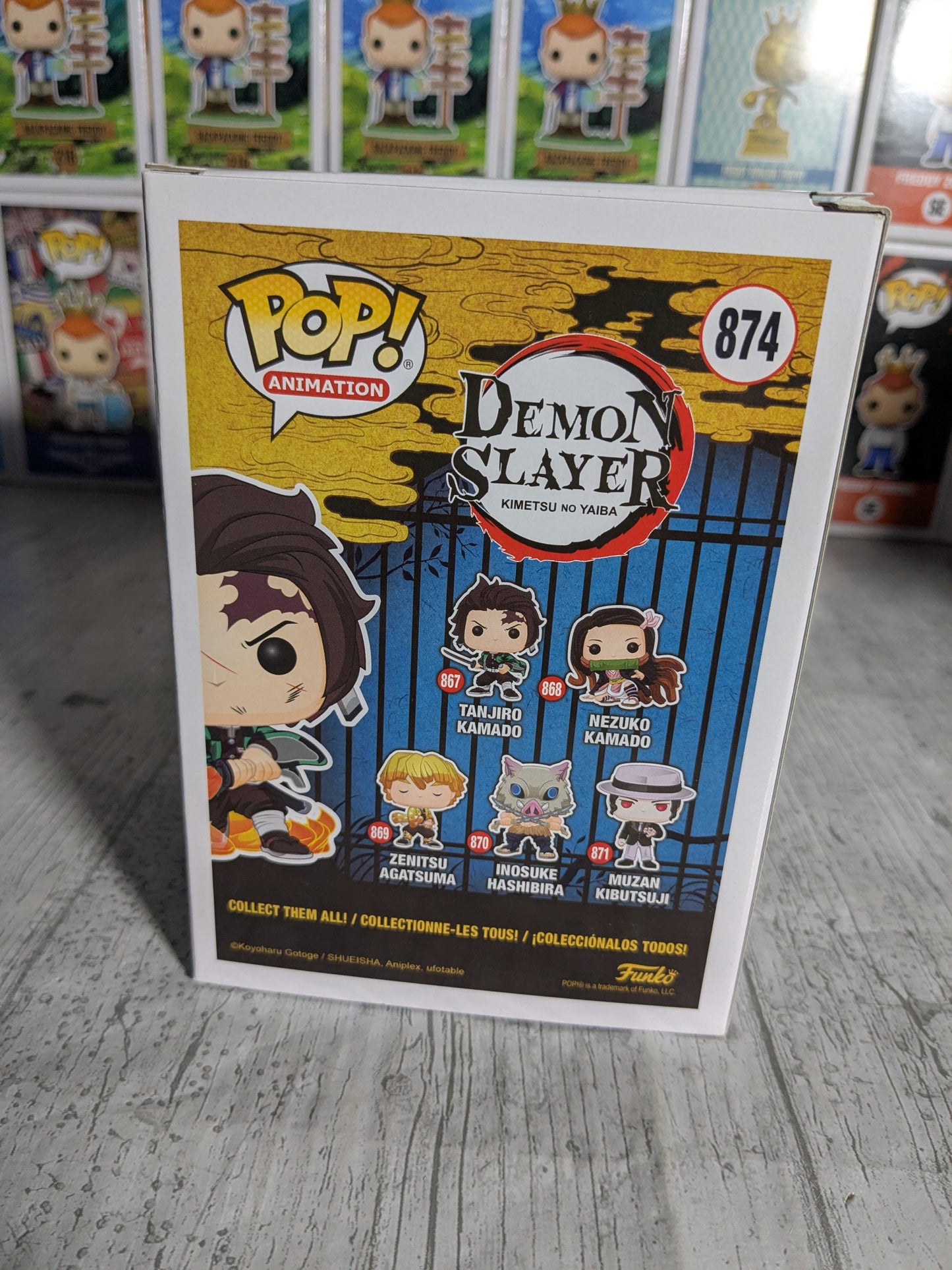 Funko pop 874 : Tanjiro Kamado (Hinokami Kagura Dance)