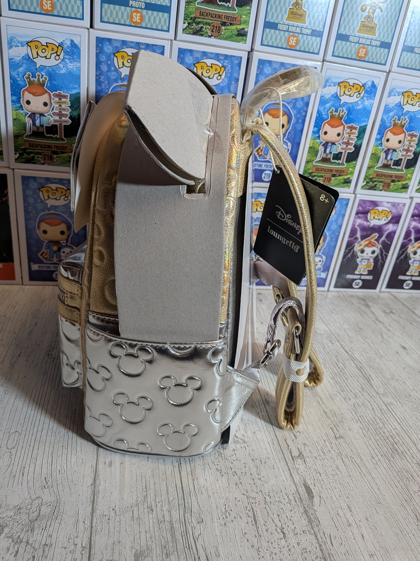 Loungefly Disney - Minnie Mouse Metallic Stepp-Mini-Rucksack 🎀