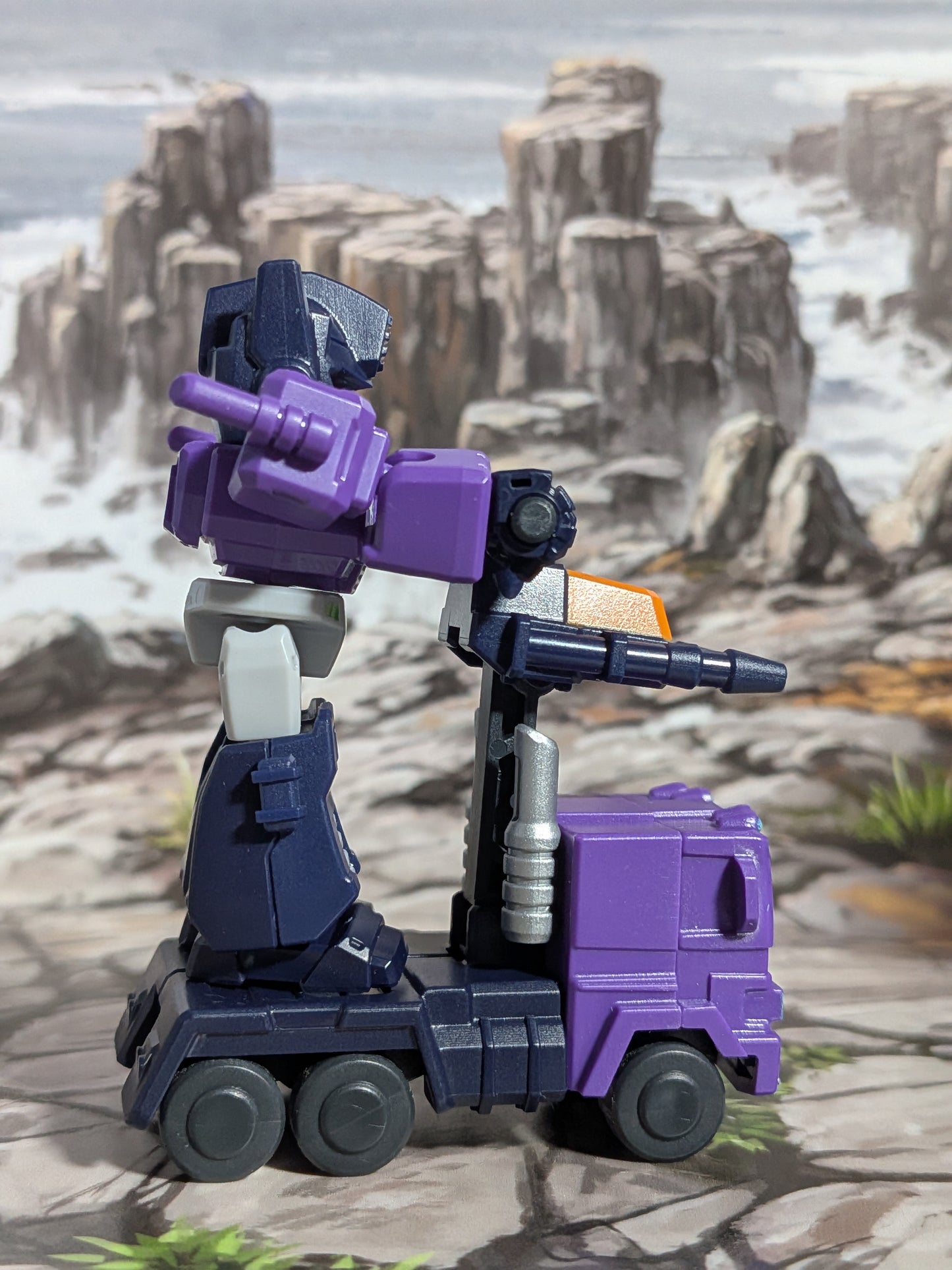 Blokees - Transformers - Shattered Glass Optimus Prime (Heavy Metal War) - Bundle Robot & Véhicule