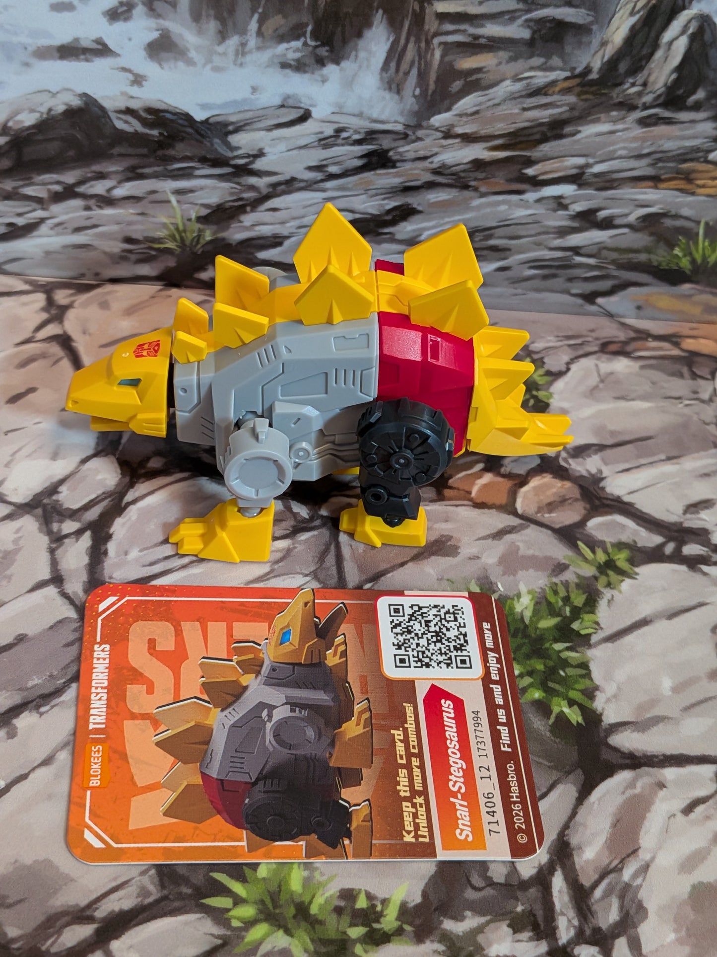 Blokees - Transformers Defender Version 06 - Snarl-Stegosaurus (~4-6cm)