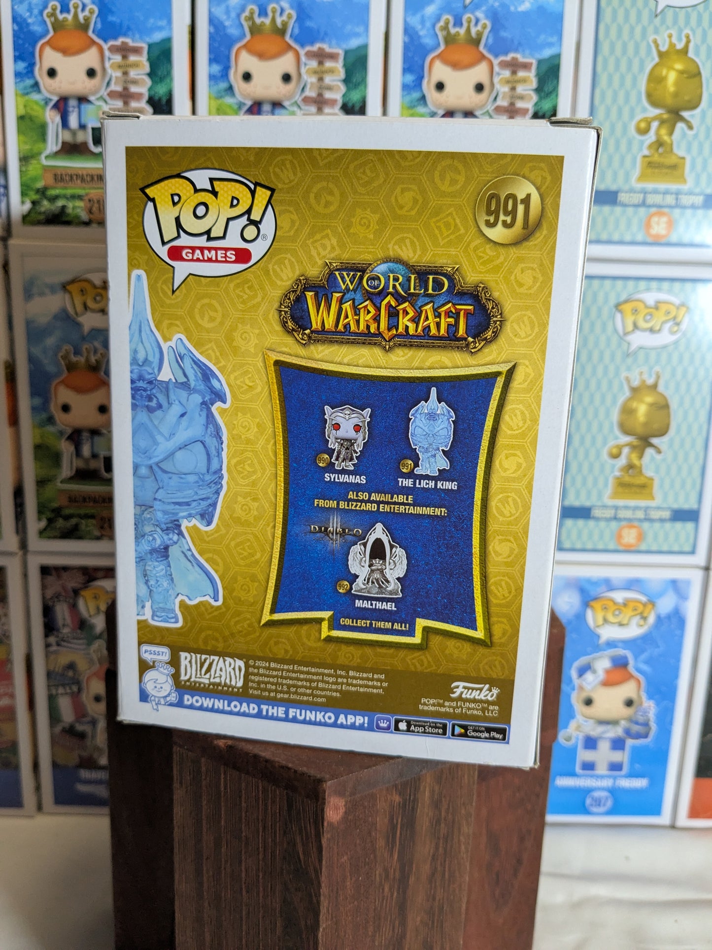 Funko pop 991 : The Lich King (Opened/Damaged Box)