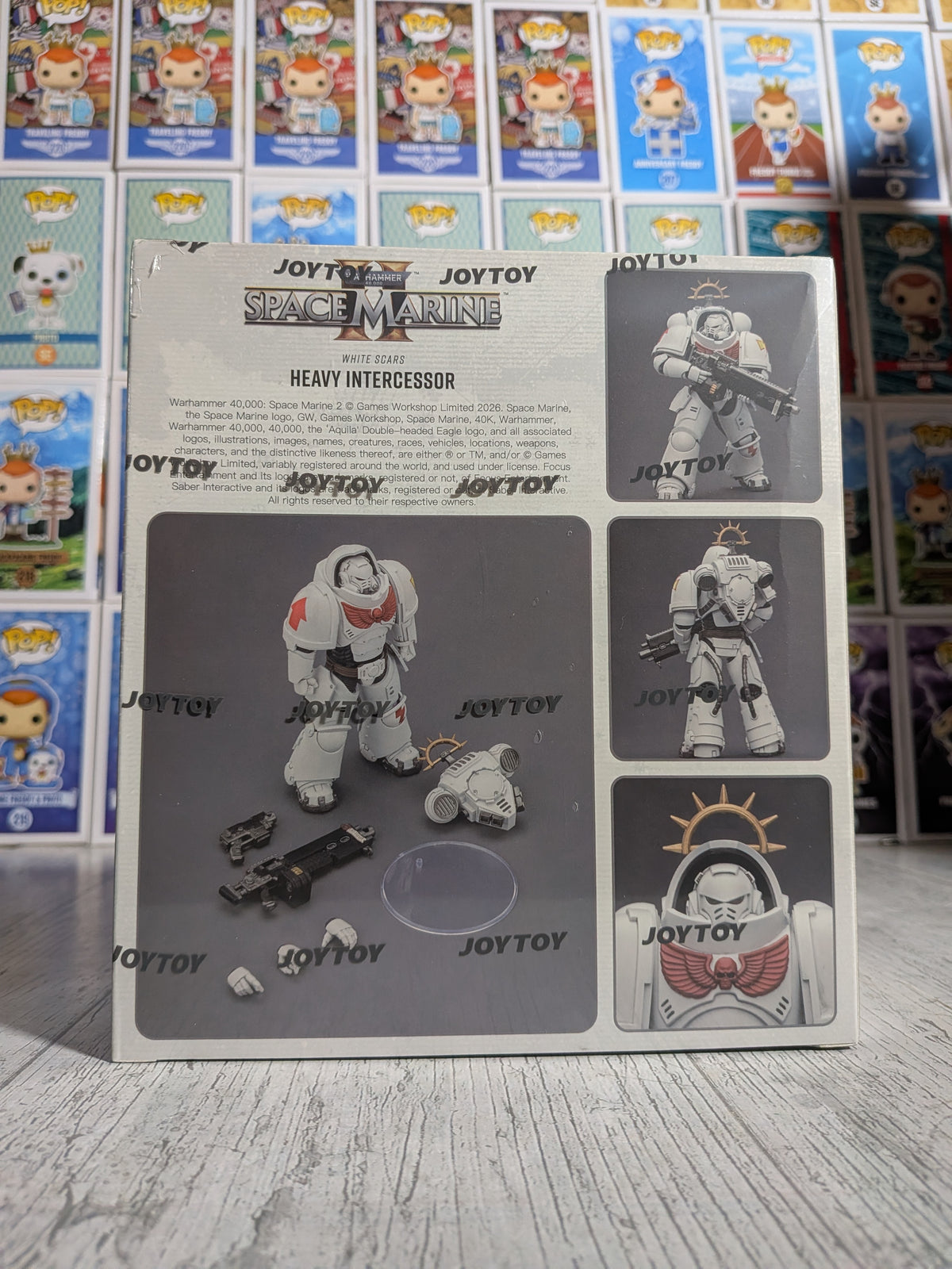 JoyToy Warhammer 40k: Space Marine 2 - White Scars Heavy Intercessor (12.7cm)