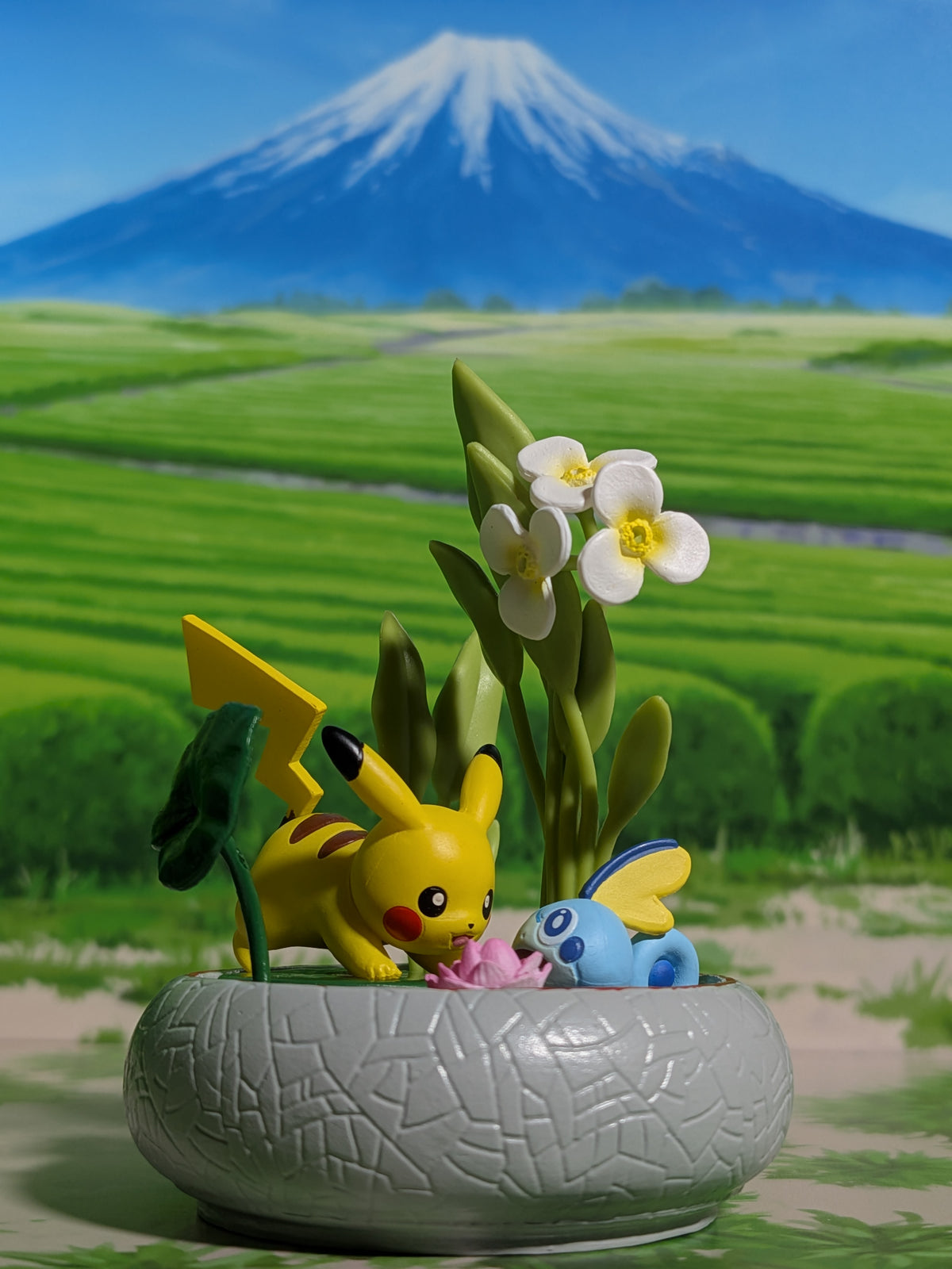Re-Ment Pokémon - Pikachu & Larméléon / Sobble - Pocket Bonsai 3