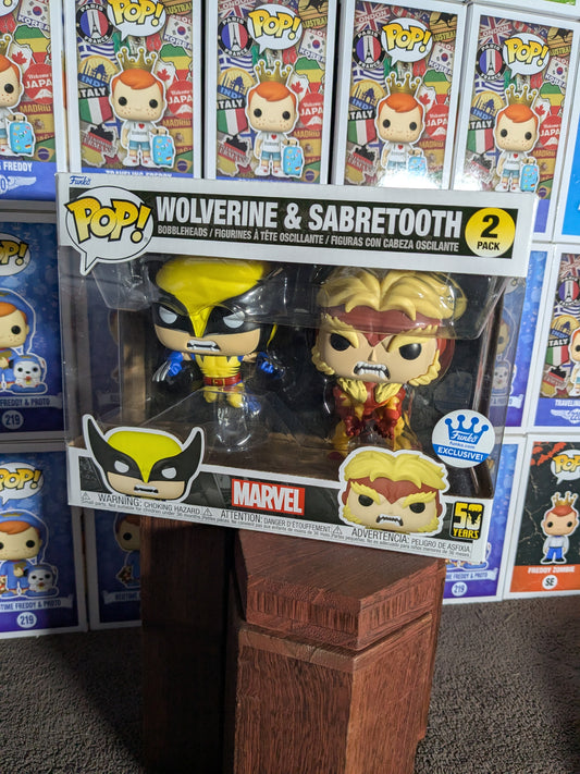 Funko pop : Wolverine & Sabretooth - CapyToys