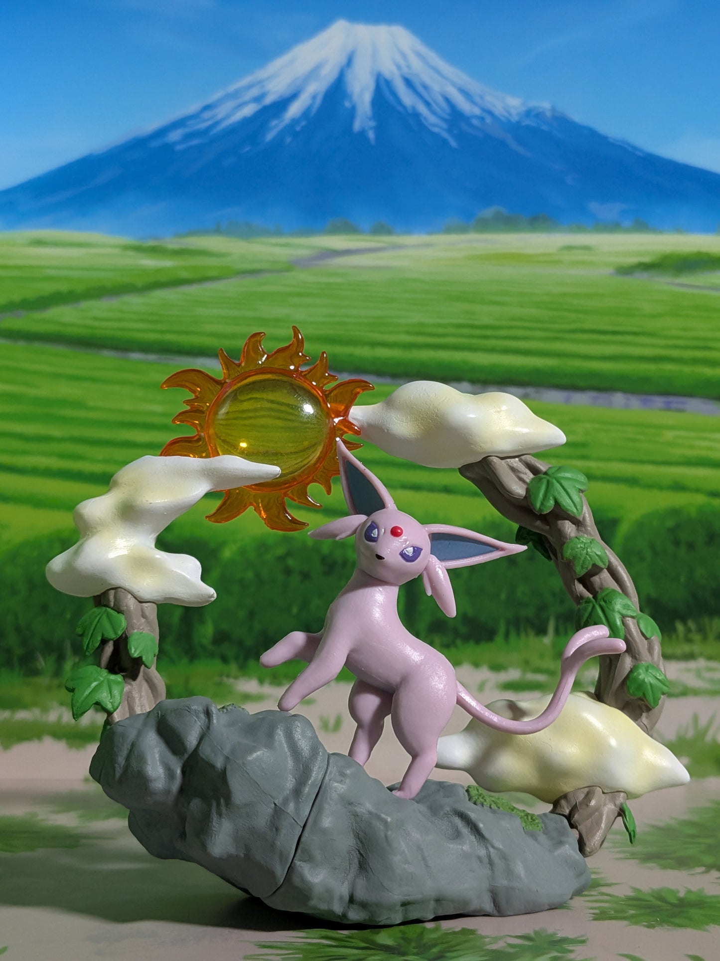 Re-Ment Pokémon - Mentali / Espeon - Circular Diorama