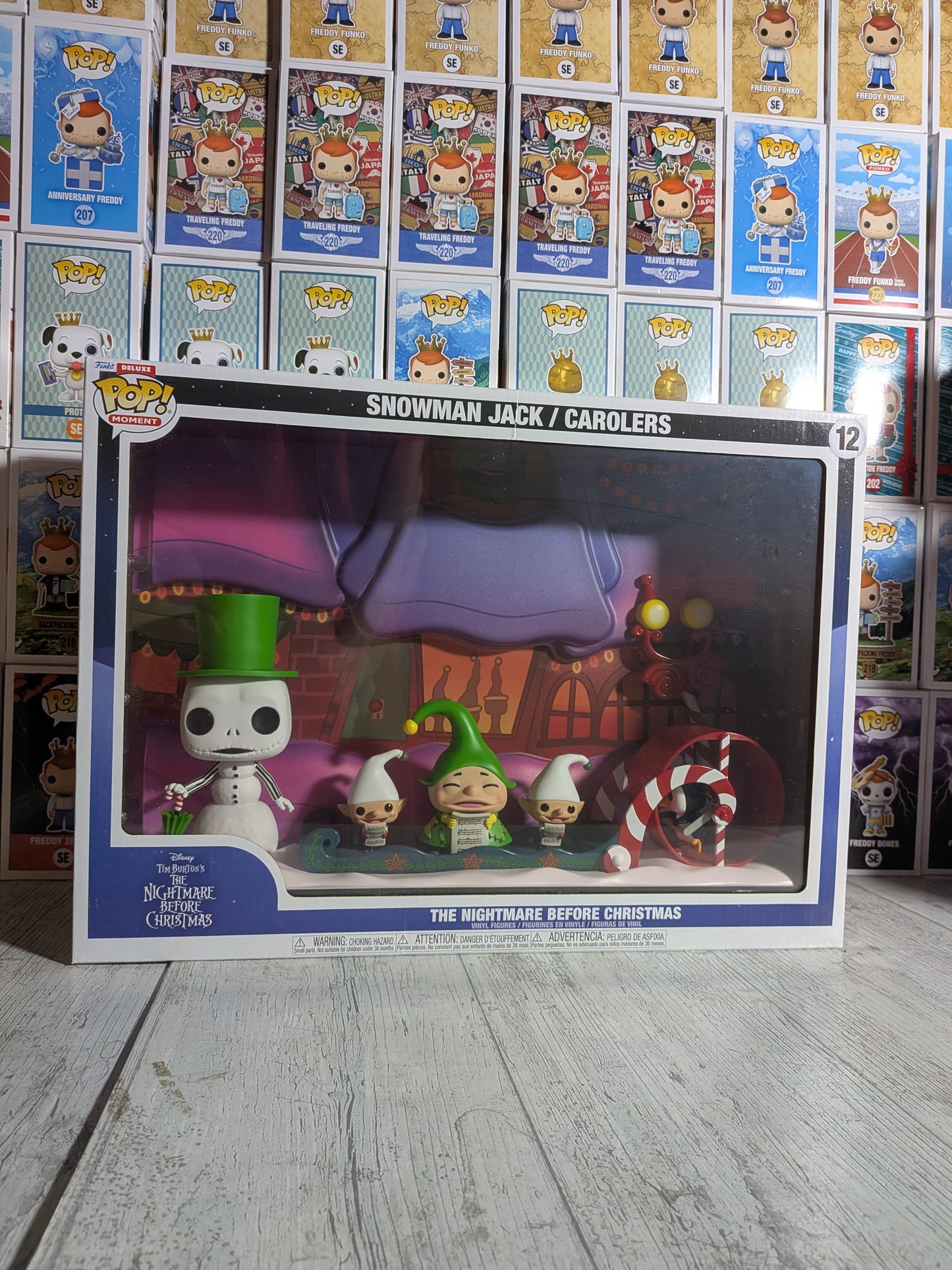 Funko pop Disney The Nightmare Before Christmas #12 - Snowman Jack / Carolers (scatola danneggiata)
