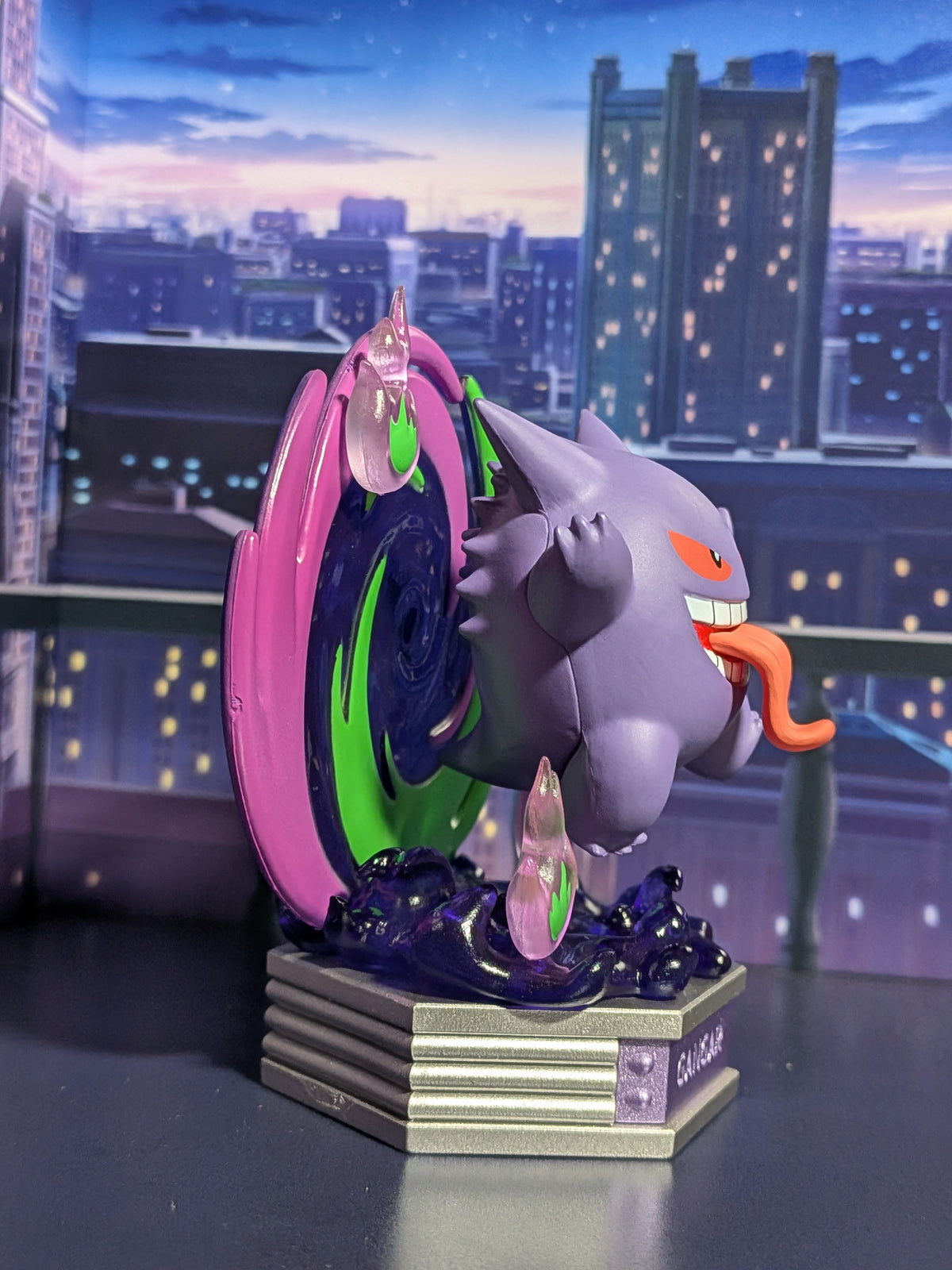 Re-Ment Pokémon - Ectoplasma / Gengar - Neon Party