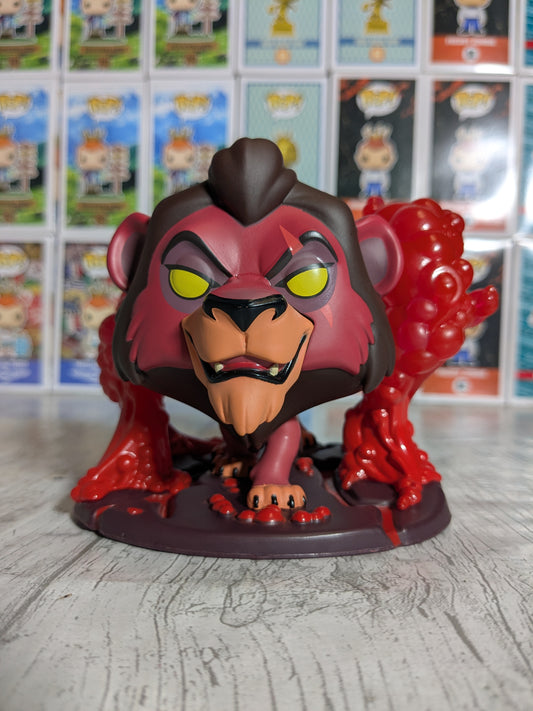Funko pop 544 : Scar with Flames (Chase / Destroyed Box/ Plastic)