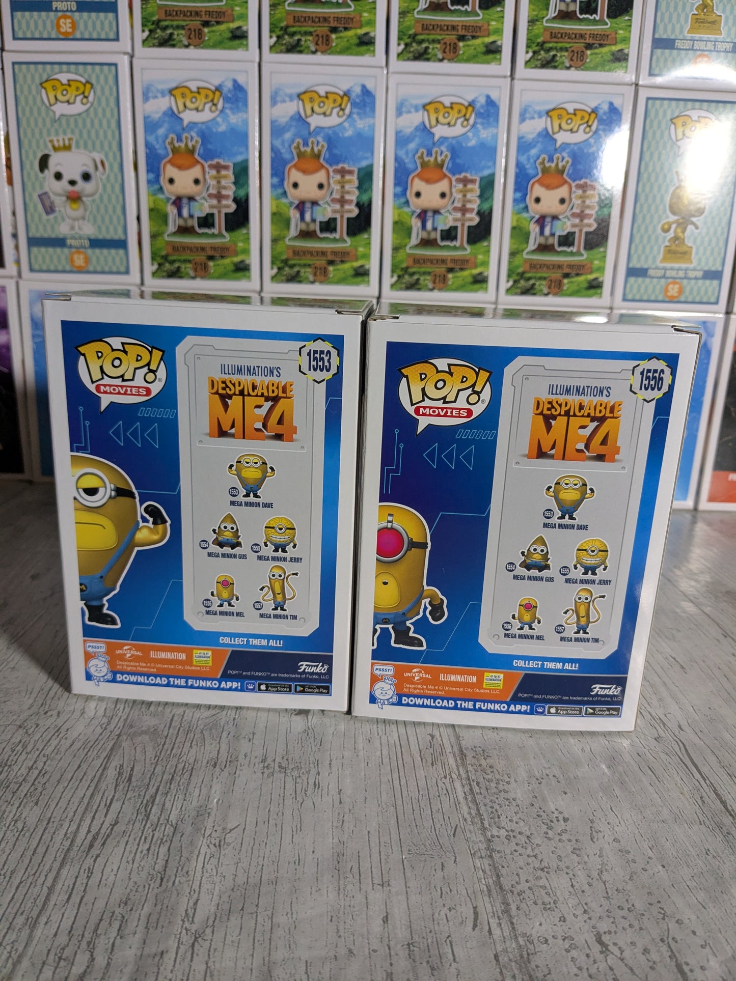 Funko pop Despicable Me 4 - Mega Minion Dave & Mega Minion Mel (Bundle)