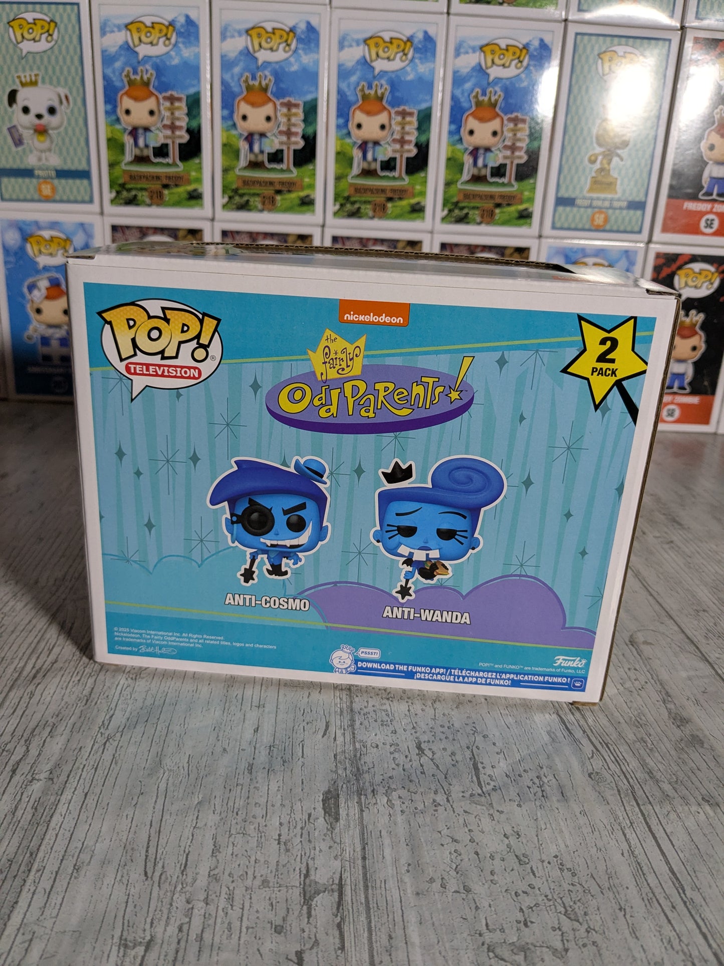 Funko pop Fairly Odd Parents - Anti-Cosmo & Anti-Wanda (Wondercon/WC2025)