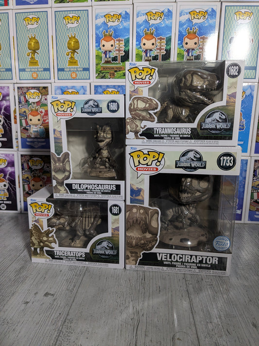 Funko pop Jurassic World - Fossil (Bundle)